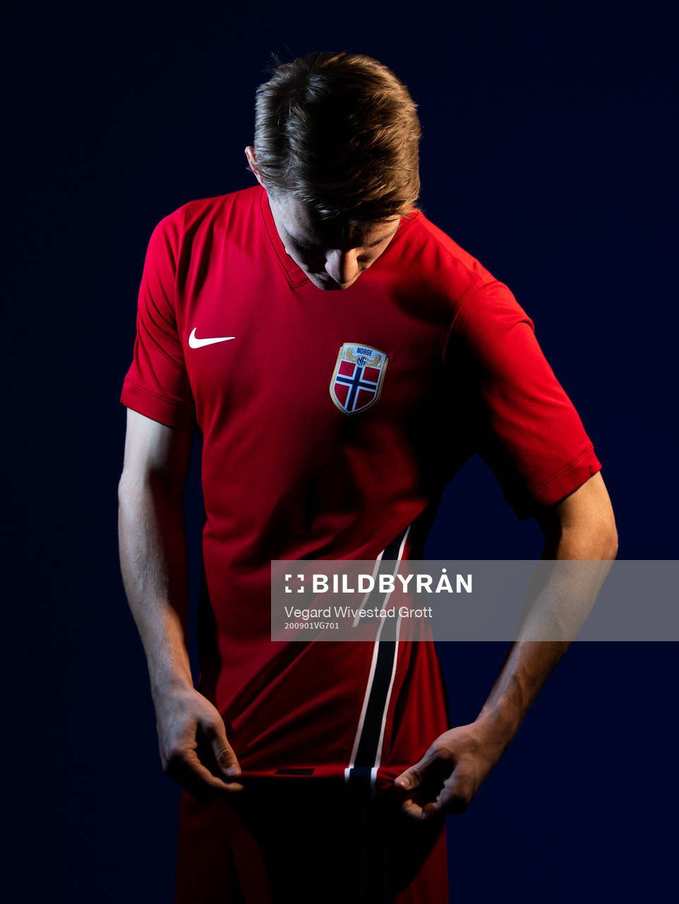 Martin Ødegaard of the Norwegian national football team