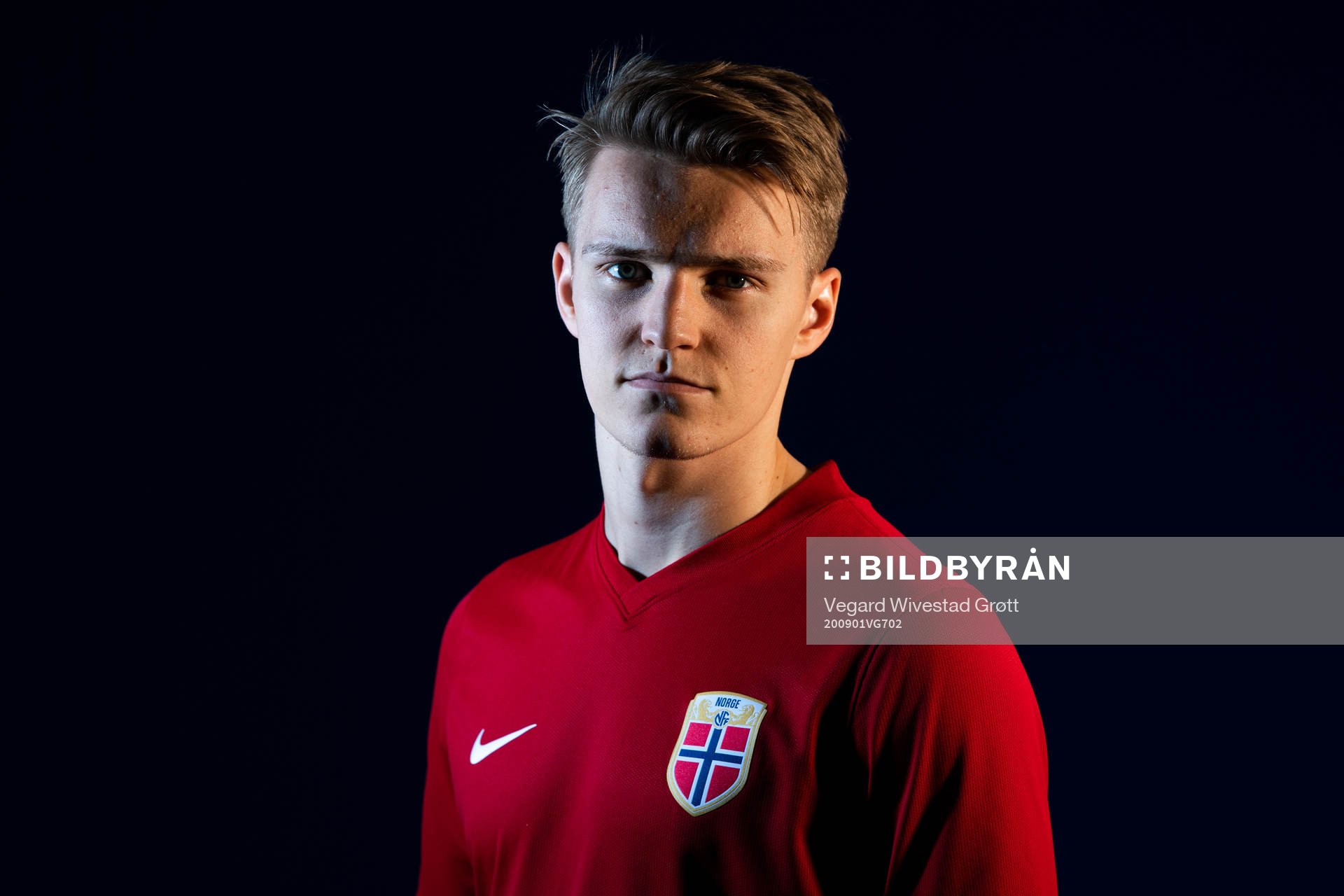 Martin Ødegaard of the Norwegian national football team
