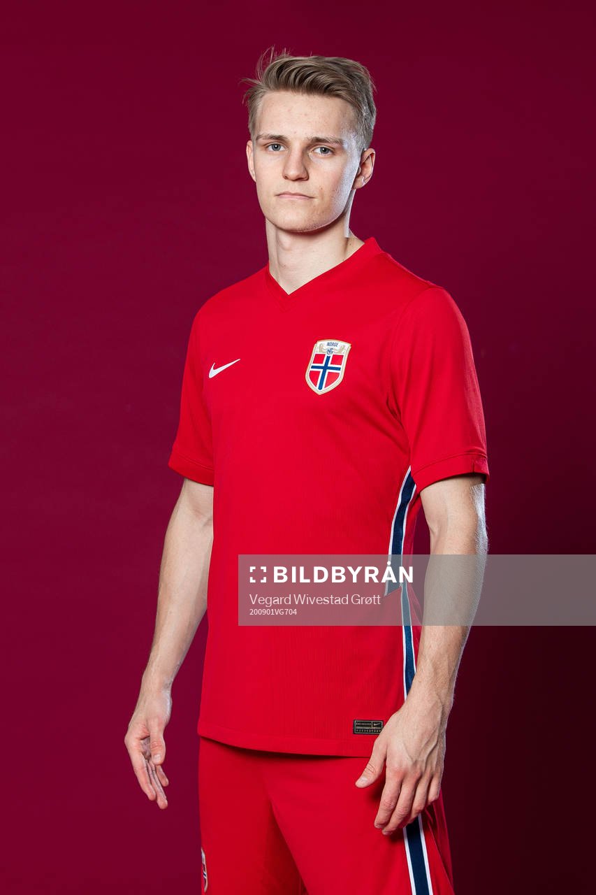 Martin Ødegaard of the Norwegian national football team
