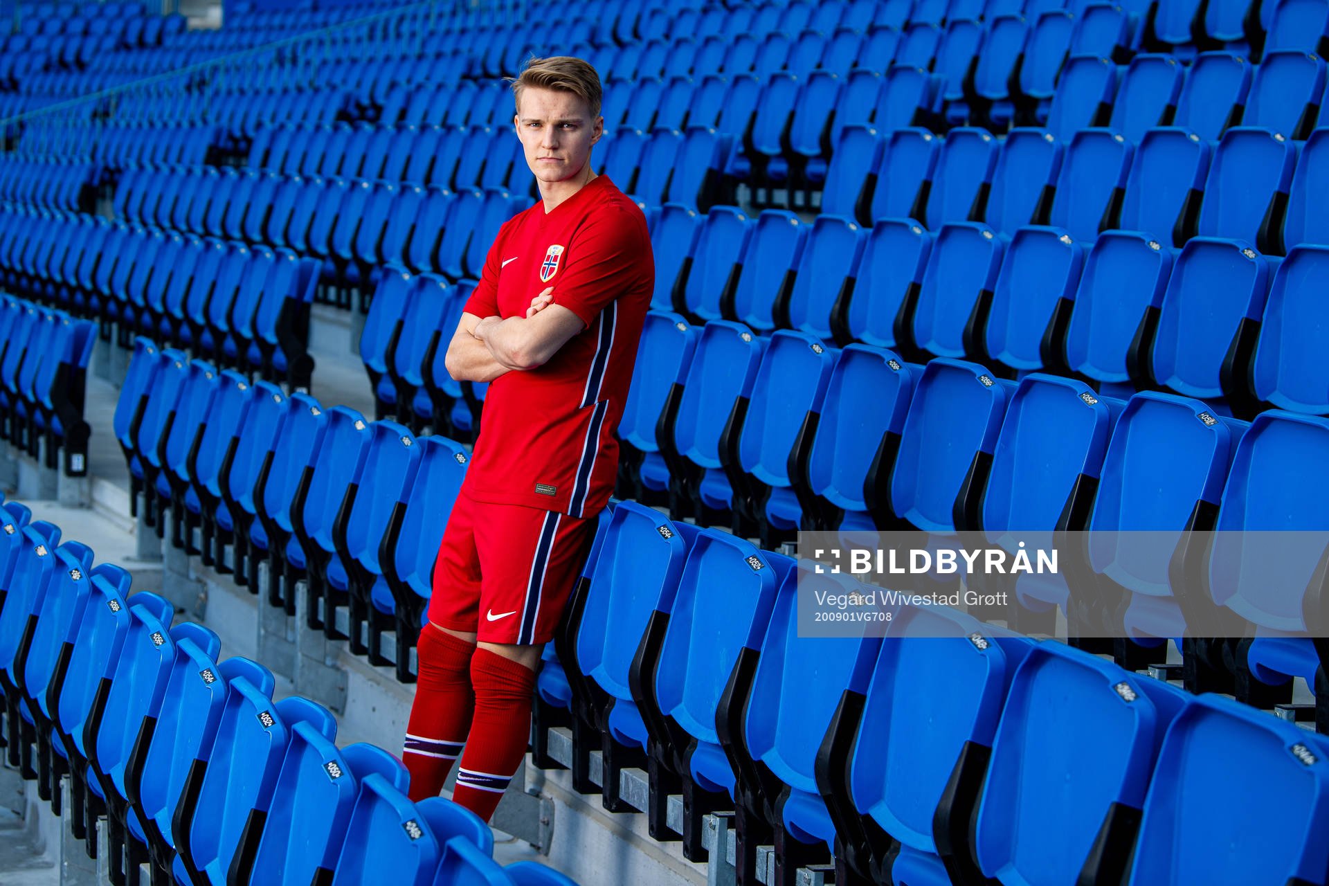 Martin Ødegaard of the Norwegian national football team