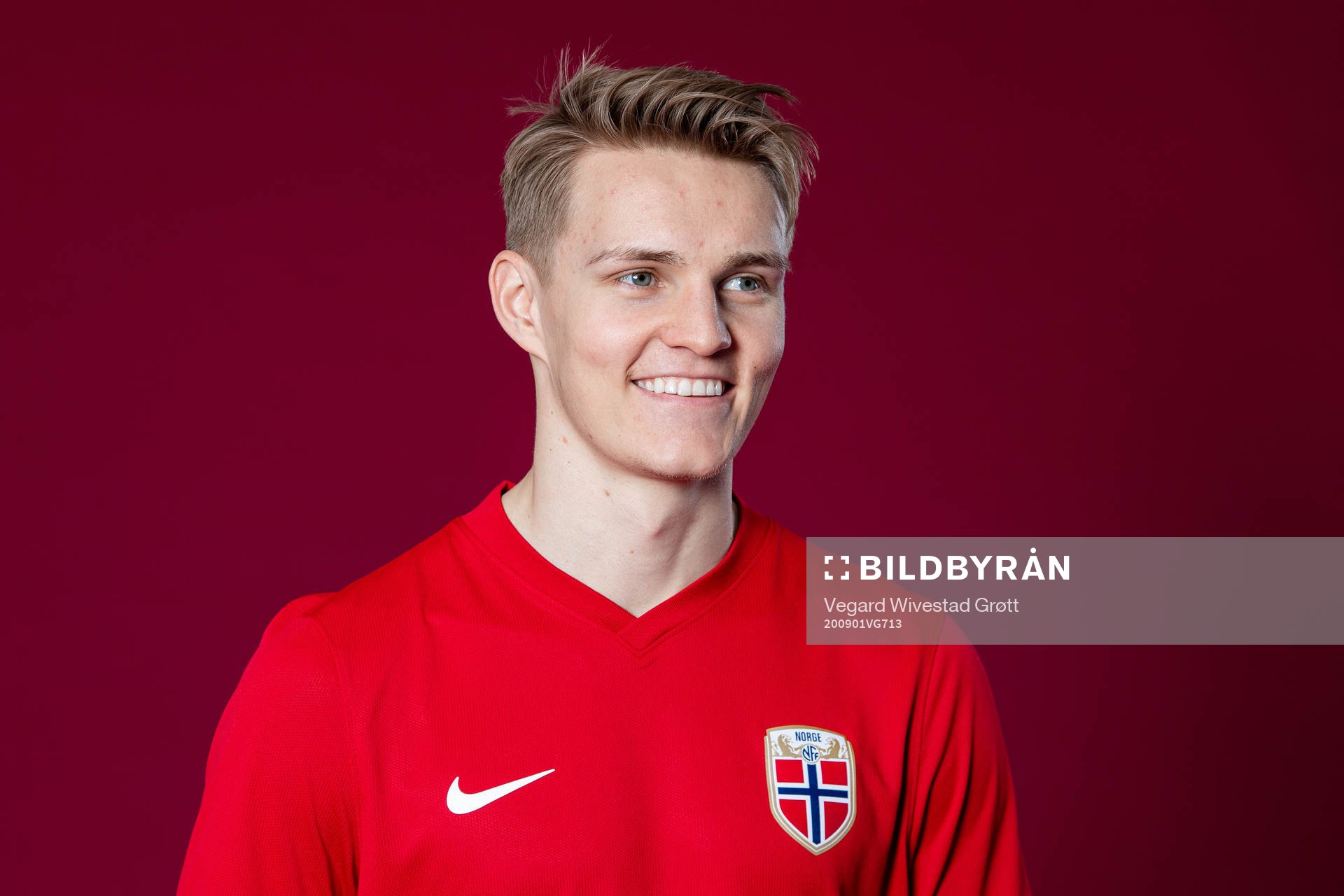 Martin Ødegaard of the Norwegian national football team