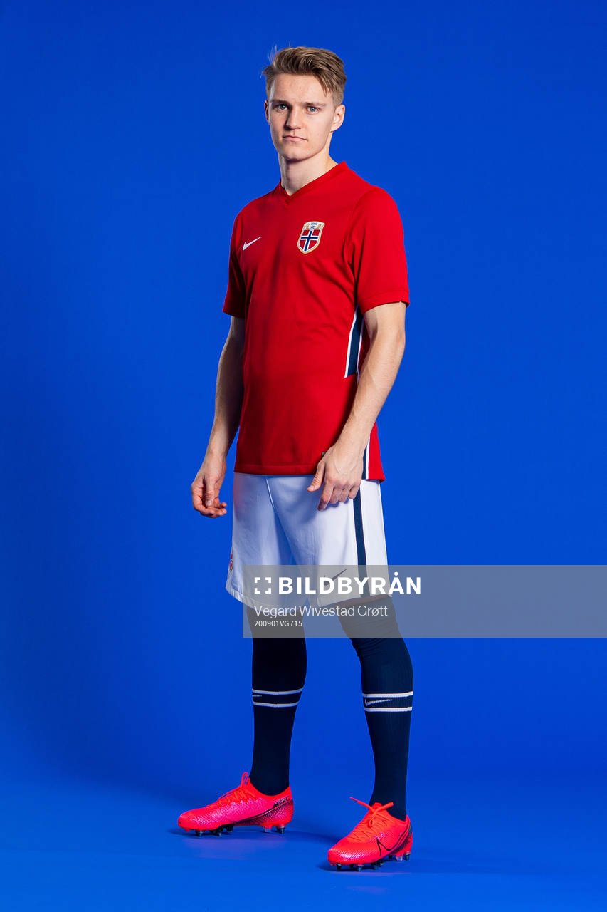 Martin Ødegaard of the Norwegian national football team