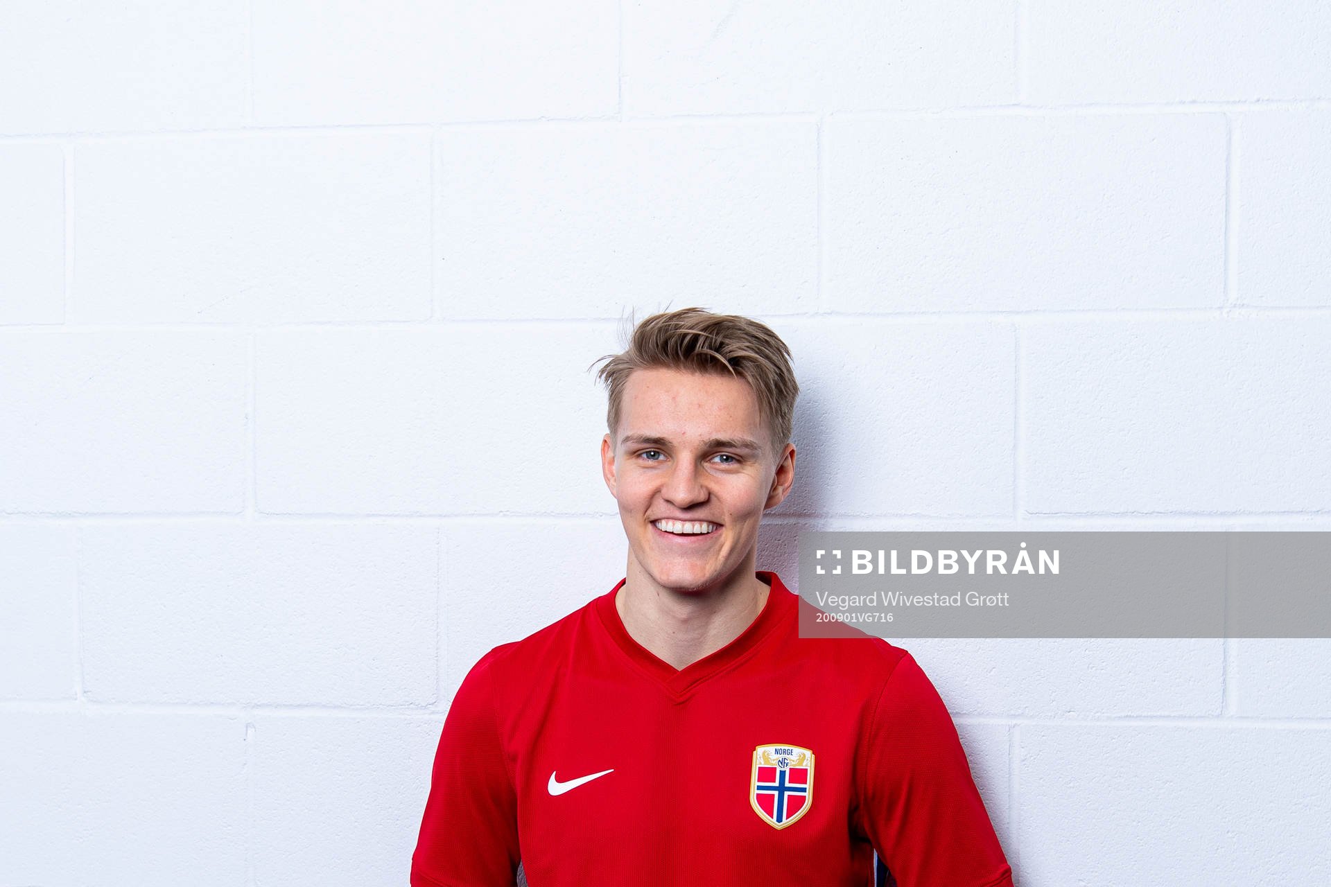 Martin Ødegaard of the Norwegian national football team