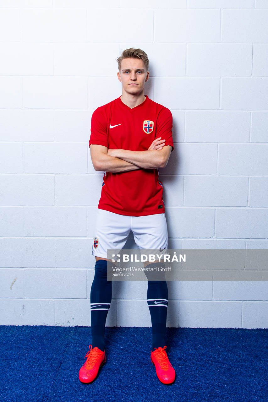 Martin Ødegaard of the Norwegian national football team