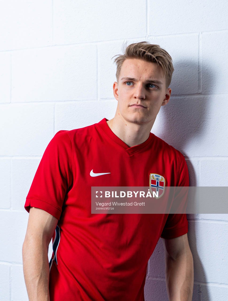 Martin Ødegaard of the Norwegian national football team