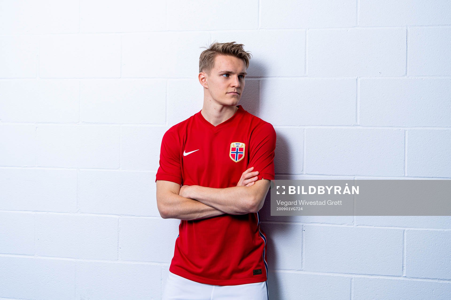 Martin Ødegaard of the Norwegian national football team