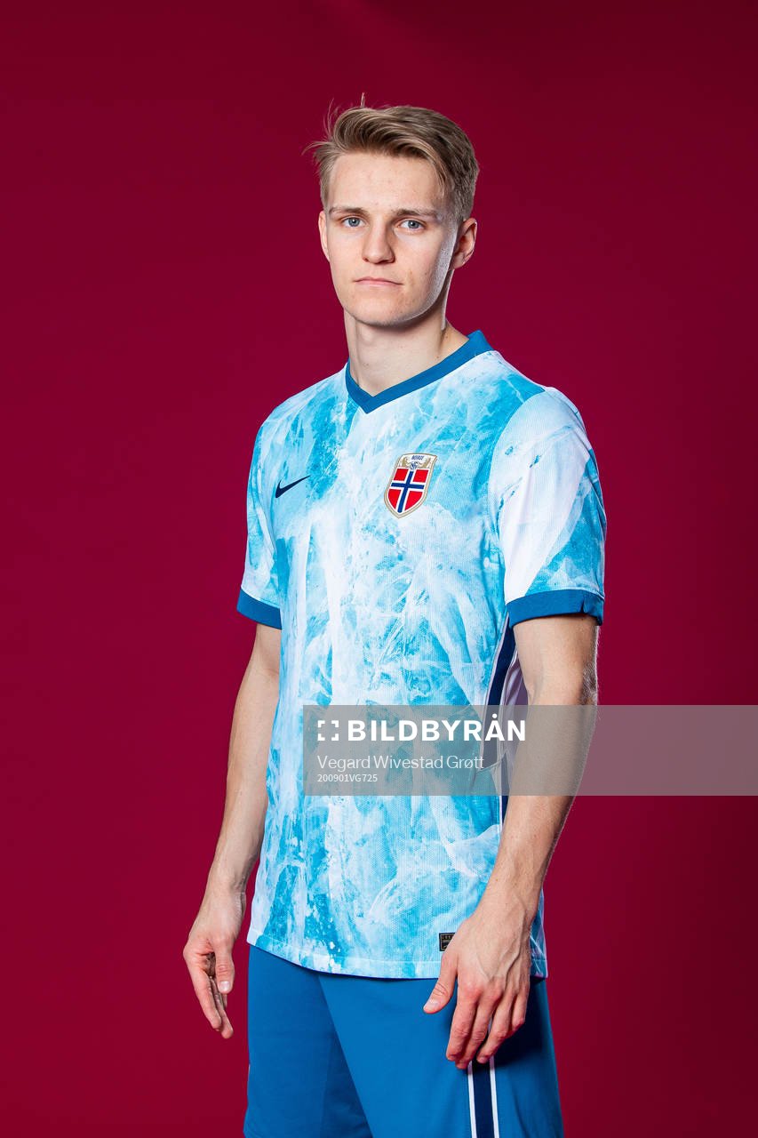 Martin Ødegaard of the Norwegian national football team