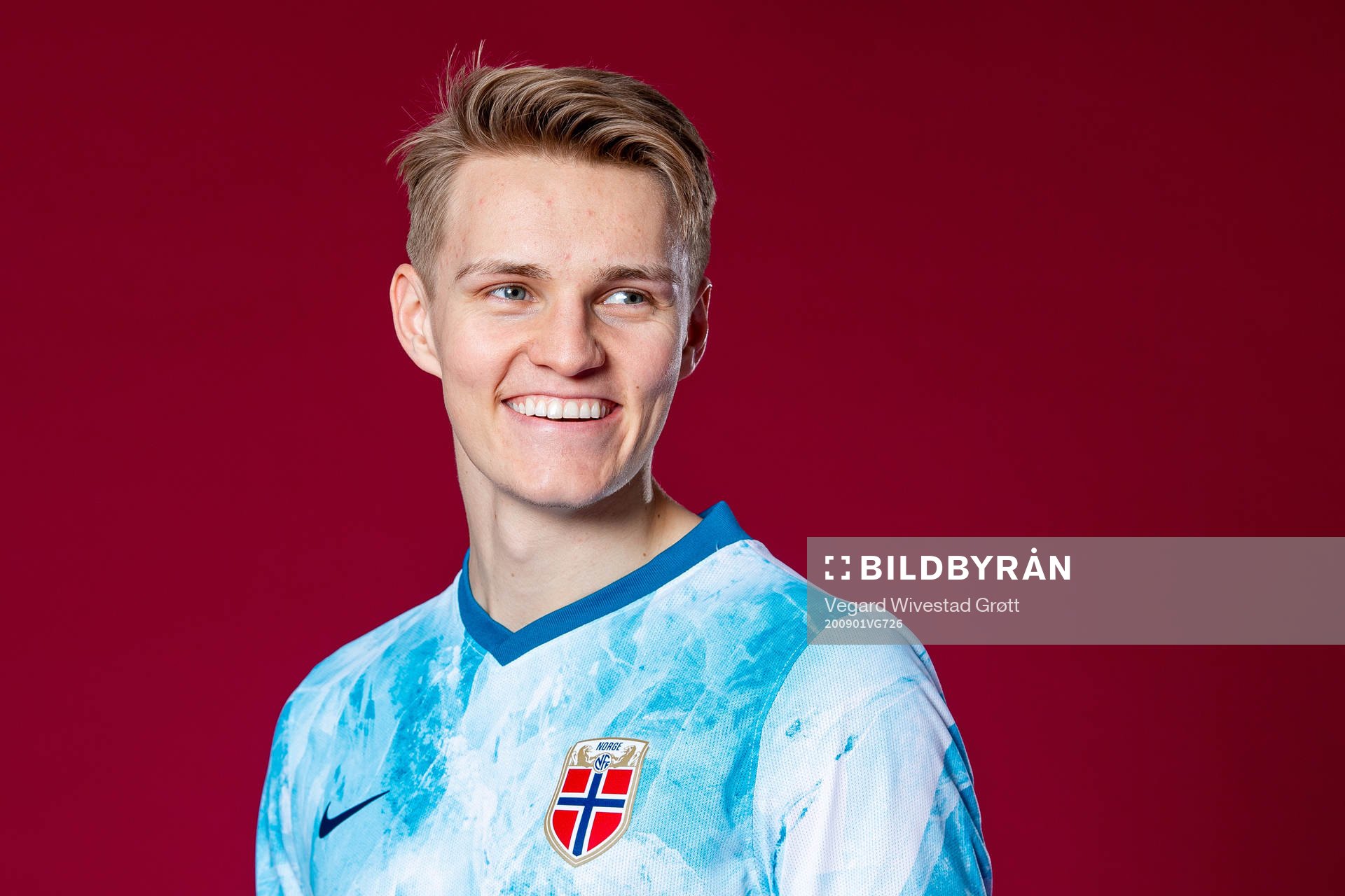 Martin Ødegaard of the Norwegian national football team