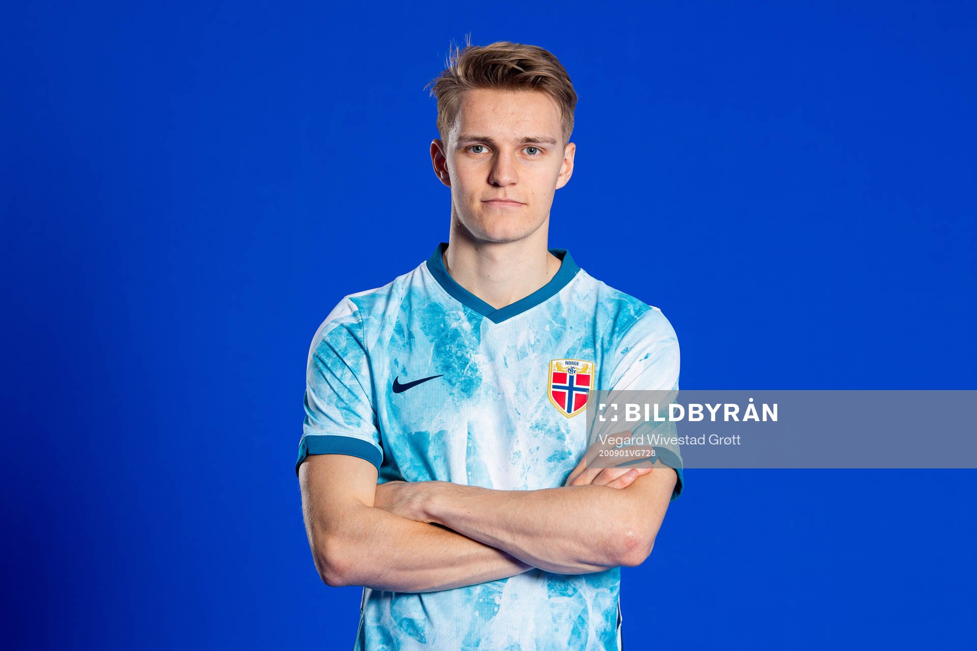 Martin Ødegaard of the Norwegian national football team