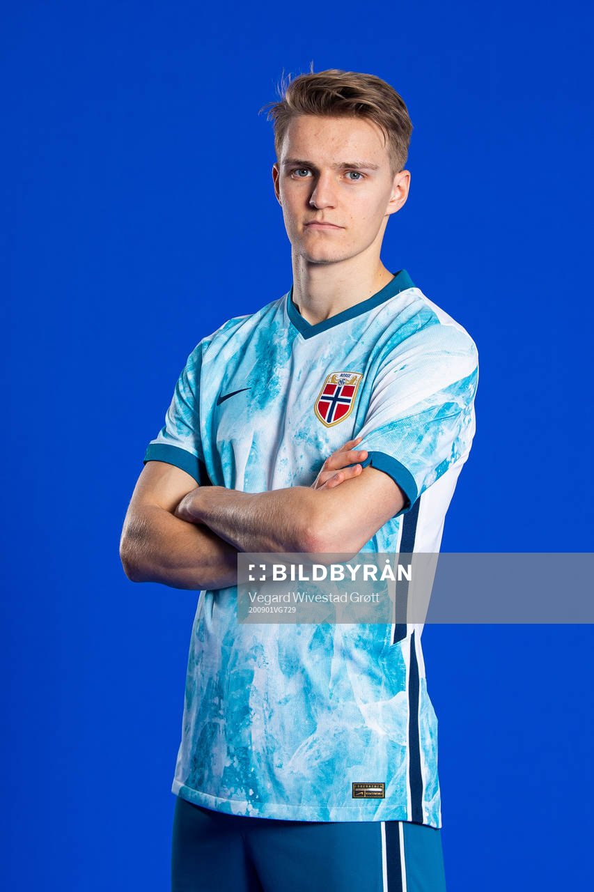 Martin Ødegaard of the Norwegian national football team