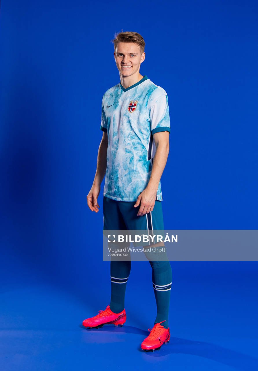 Martin Ødegaard of the Norwegian national football team