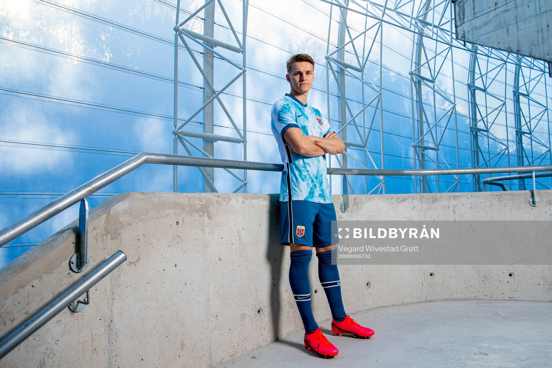 Martin Ødegaard of the Norwegian national football team