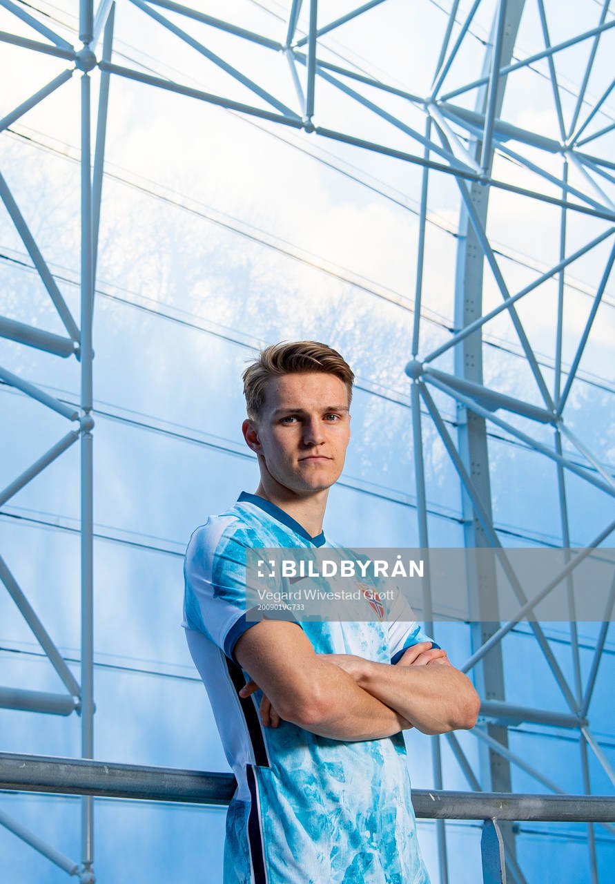 Martin Ødegaard of the Norwegian national football team