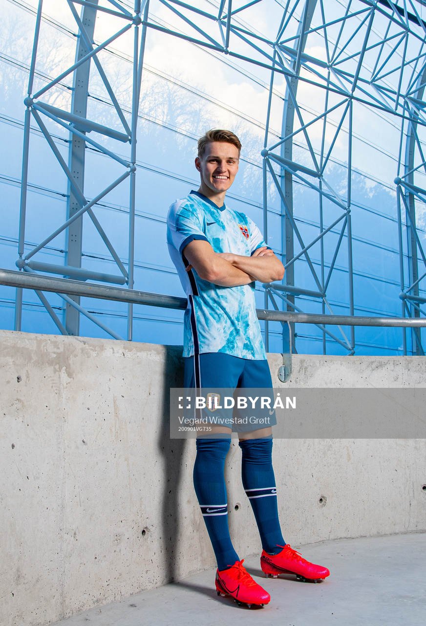 Martin Ødegaard of the Norwegian national football team