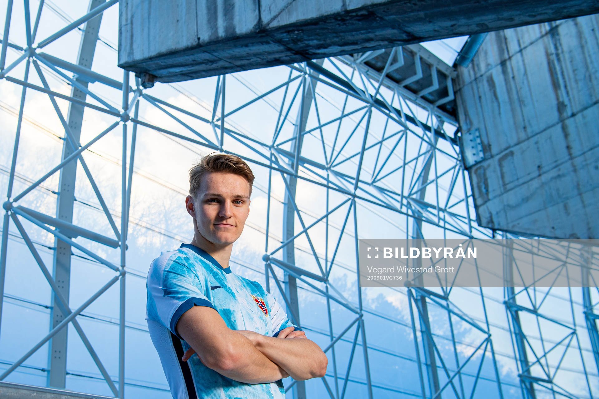 Martin Ødegaard of the Norwegian national football team