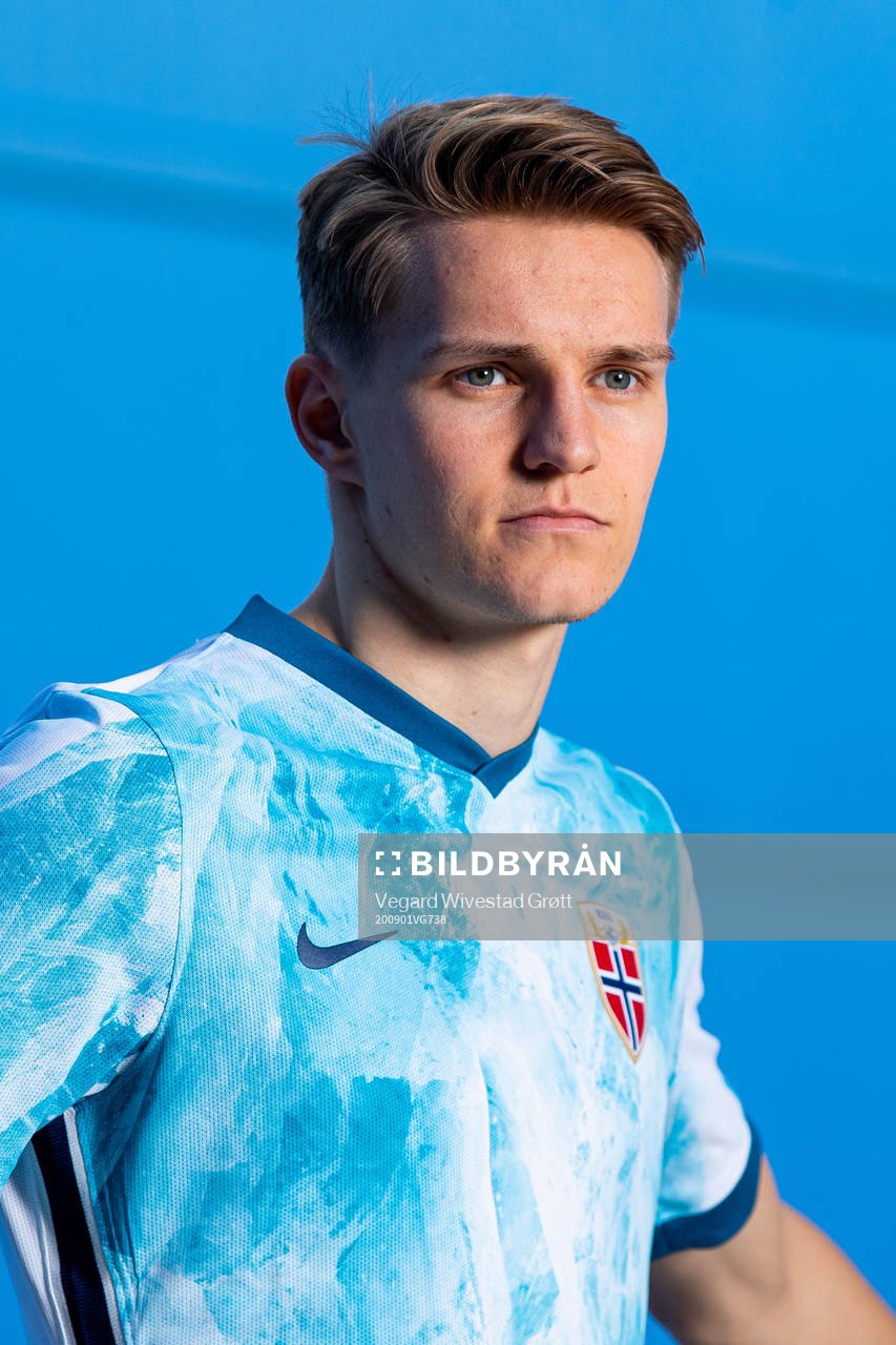Martin Ødegaard of the Norwegian national football team