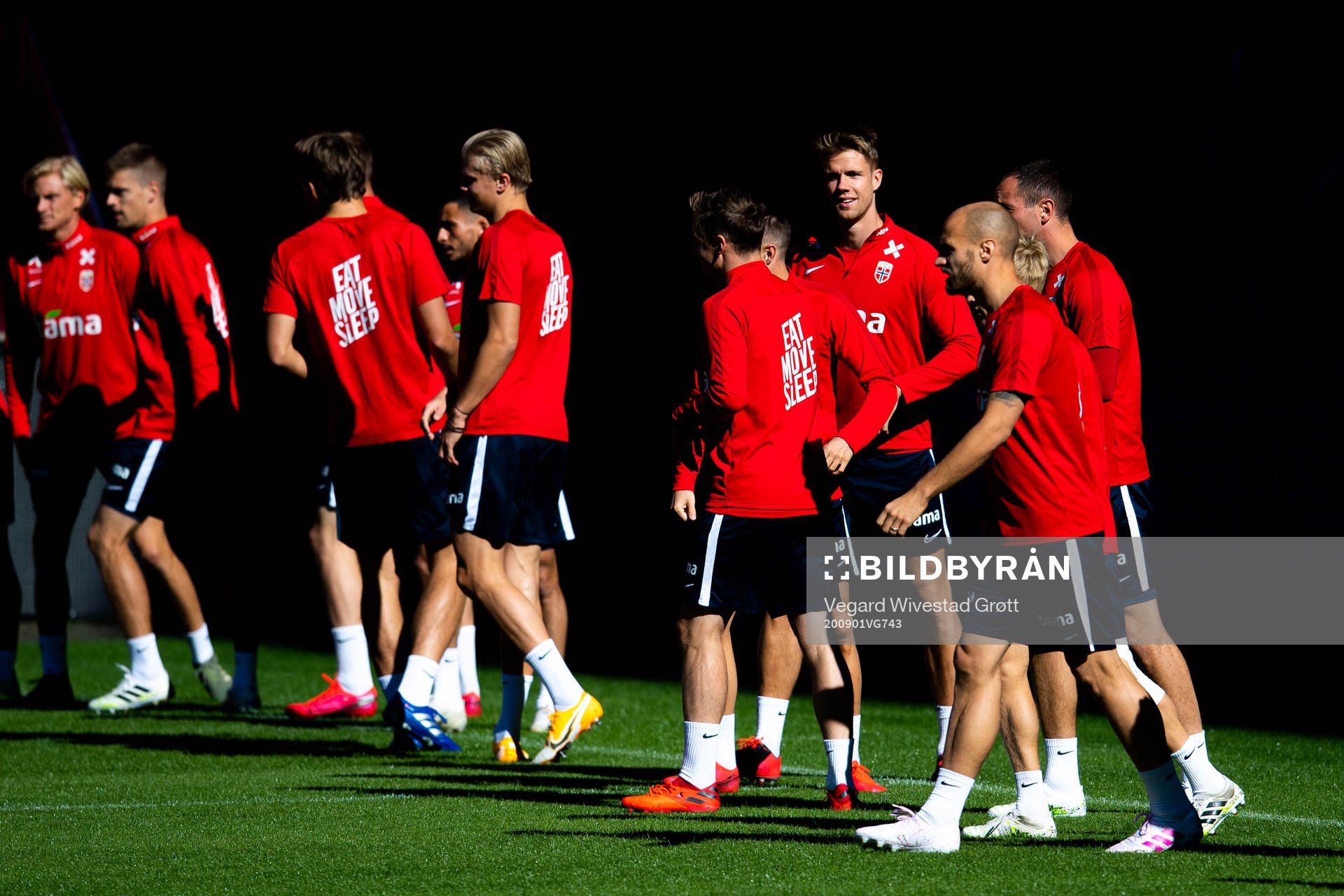 Kristoffer Ajer of the Norwegian national football team