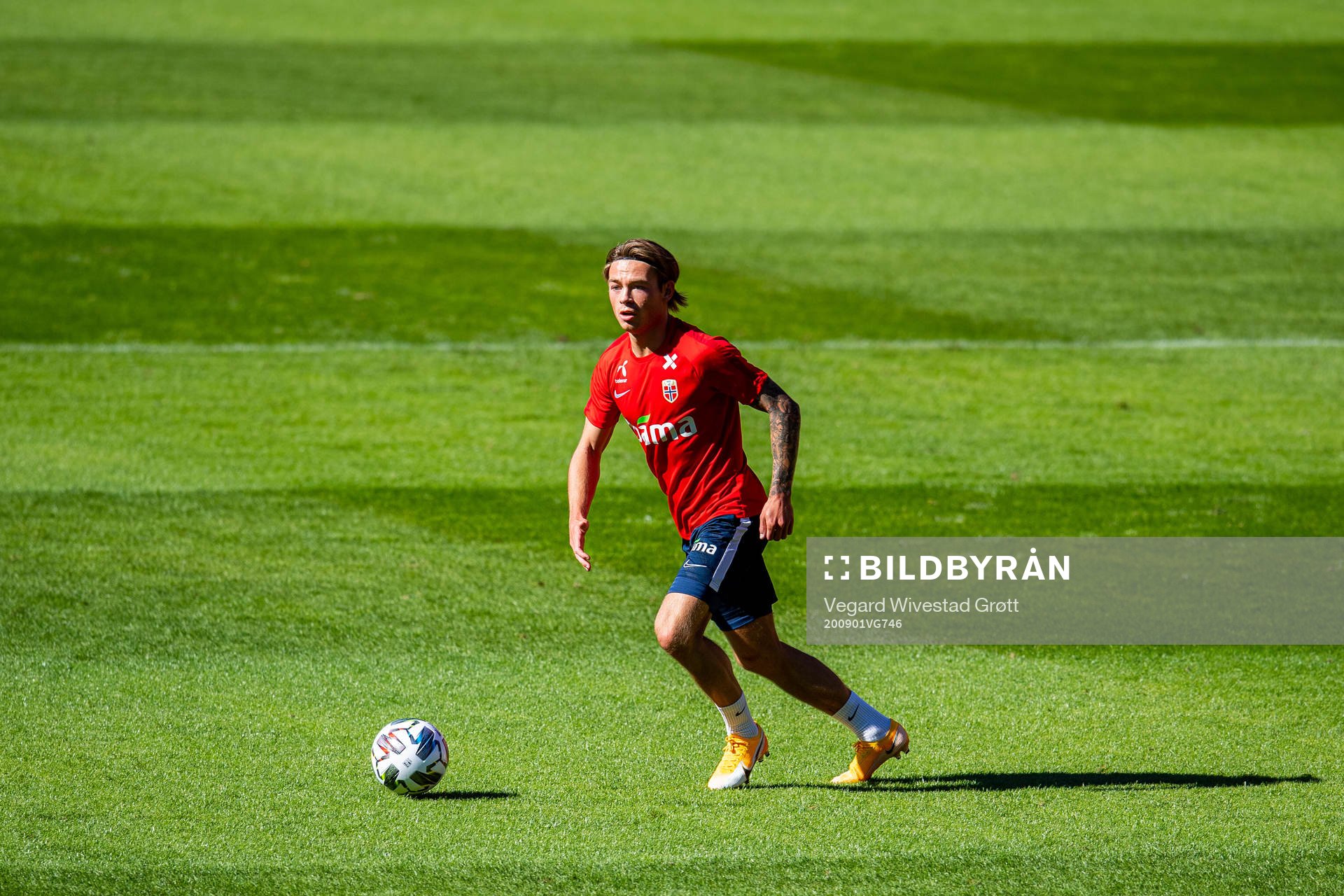 Patrick Berg of the Norwegian national football team