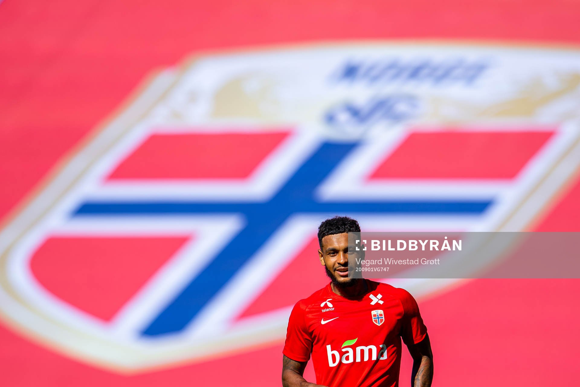Joshua King of the Norwegian national football team