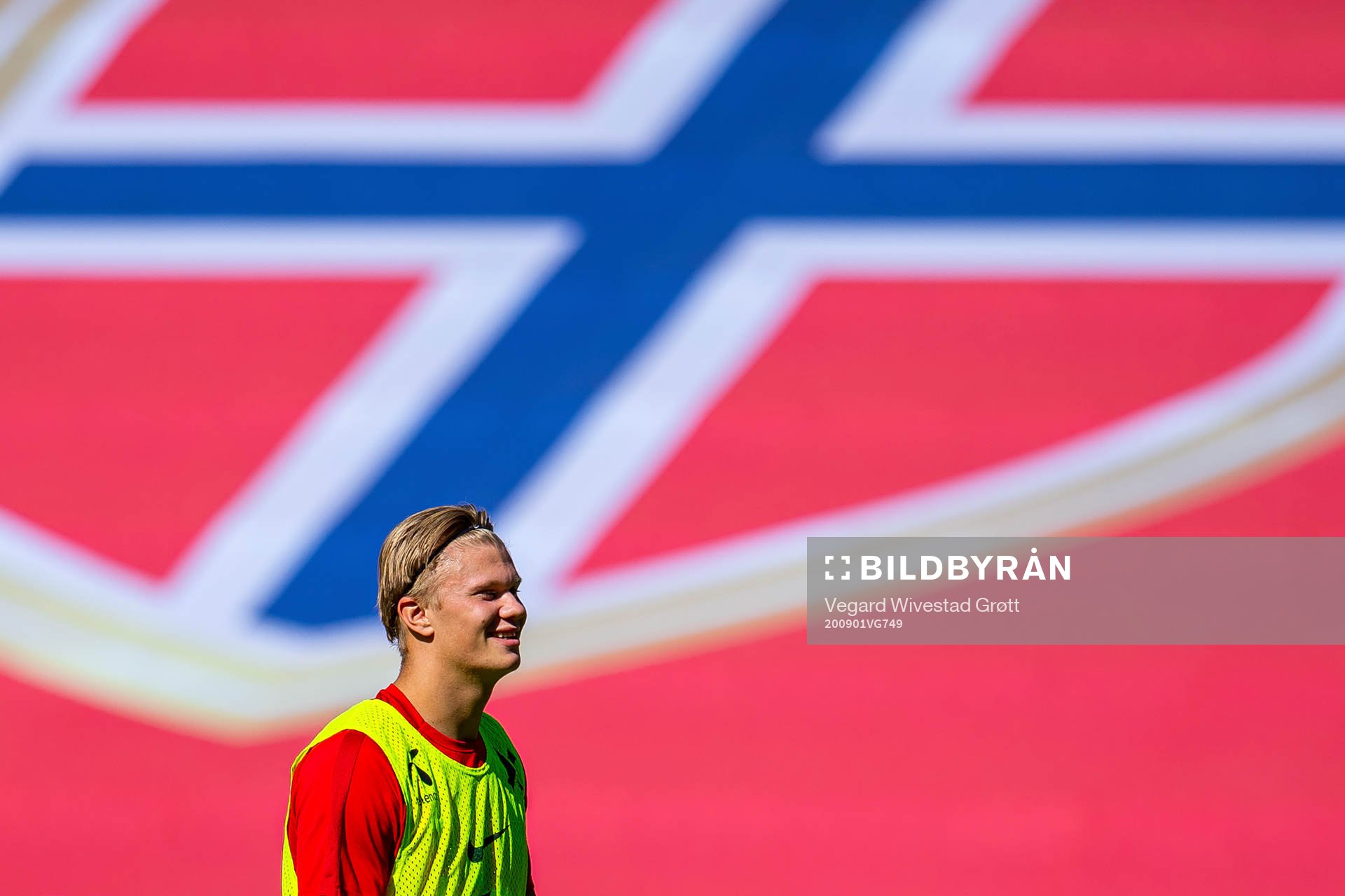 Erling Braut Haaland of the Norwegian national football team