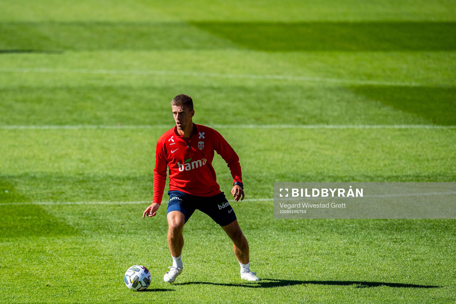 Markus Henriksen of the Norwegian national football team