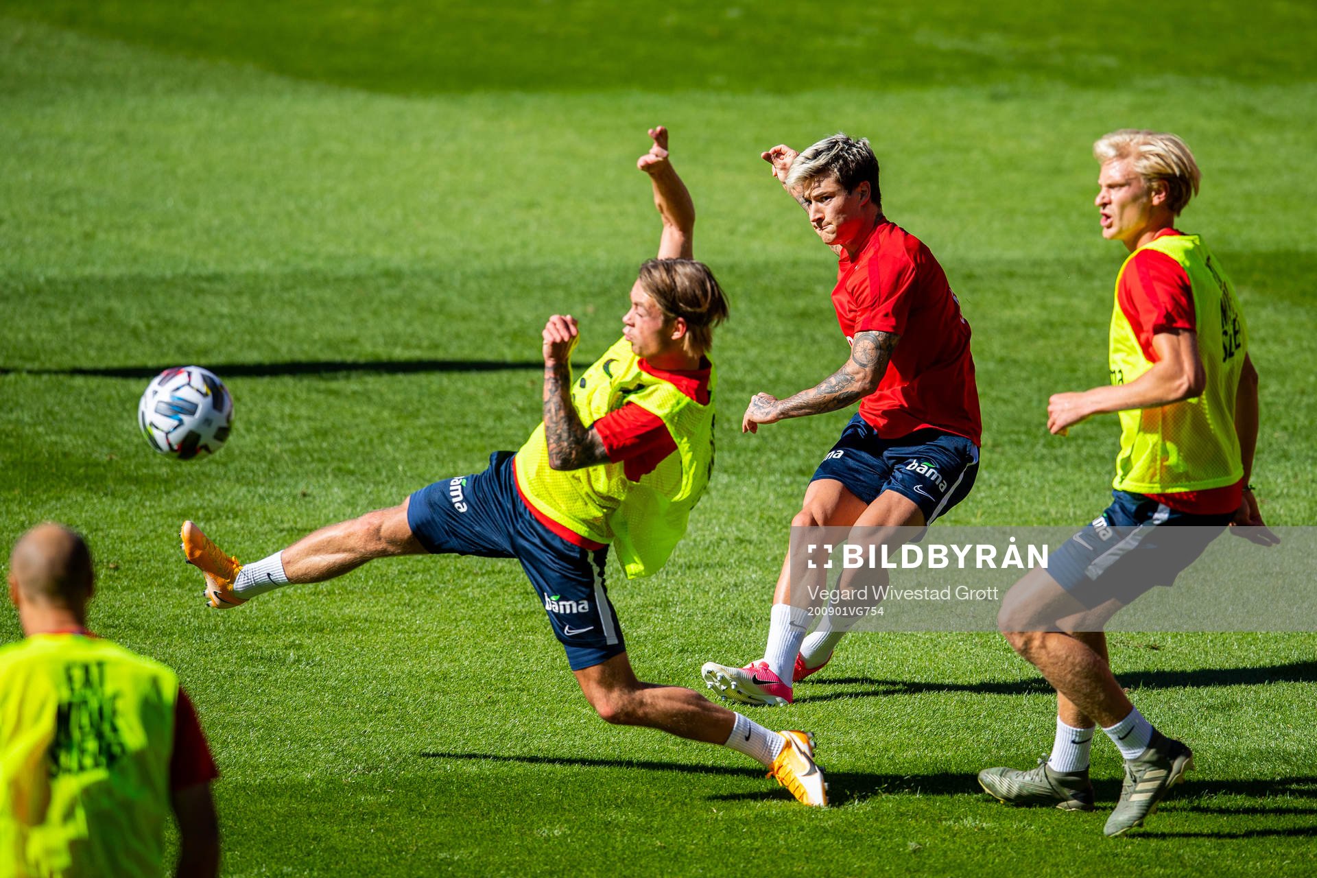 Patrick Berg and Mathias Normann of the Norwegian national