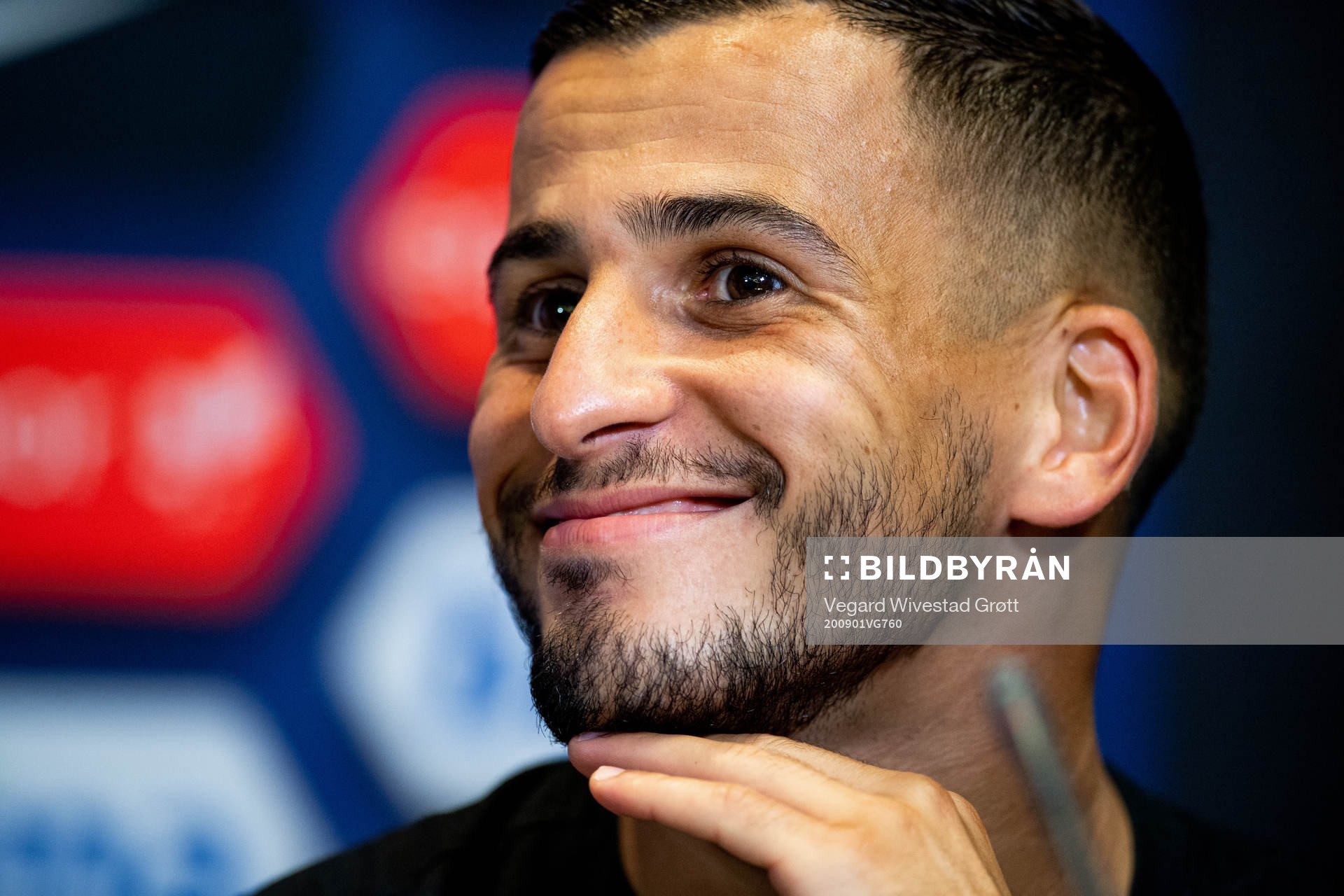Omar Elabdellaoui of the Norwegian national football team