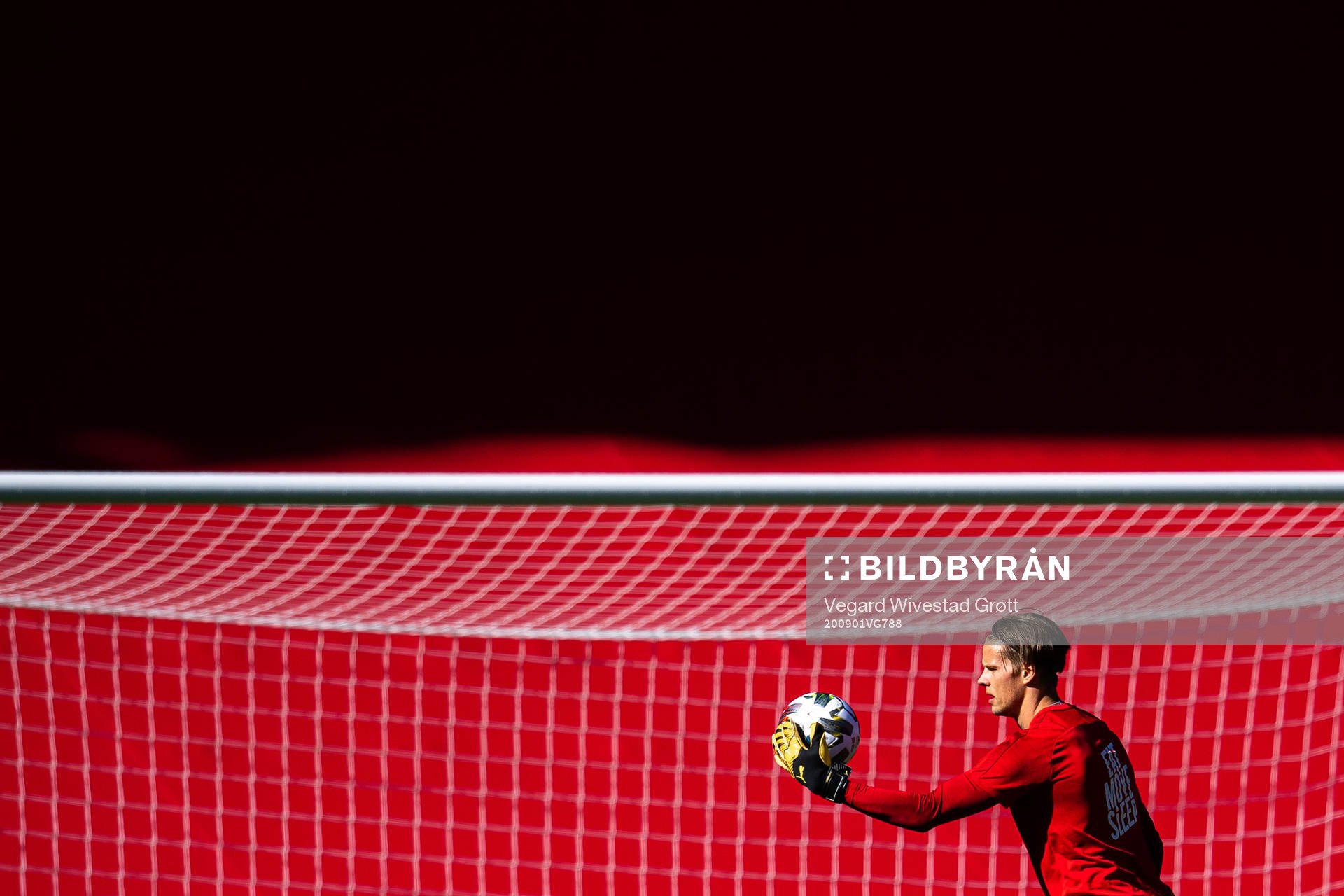 Goalkeeper Ørjan Nyland of the Norwegian national football