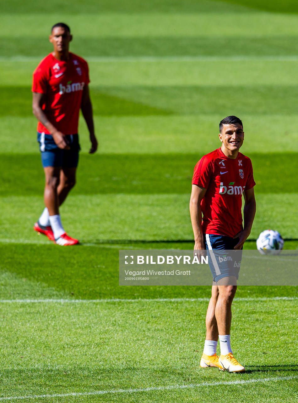 Mohamed Elyounoussi of the Norwegian national football team