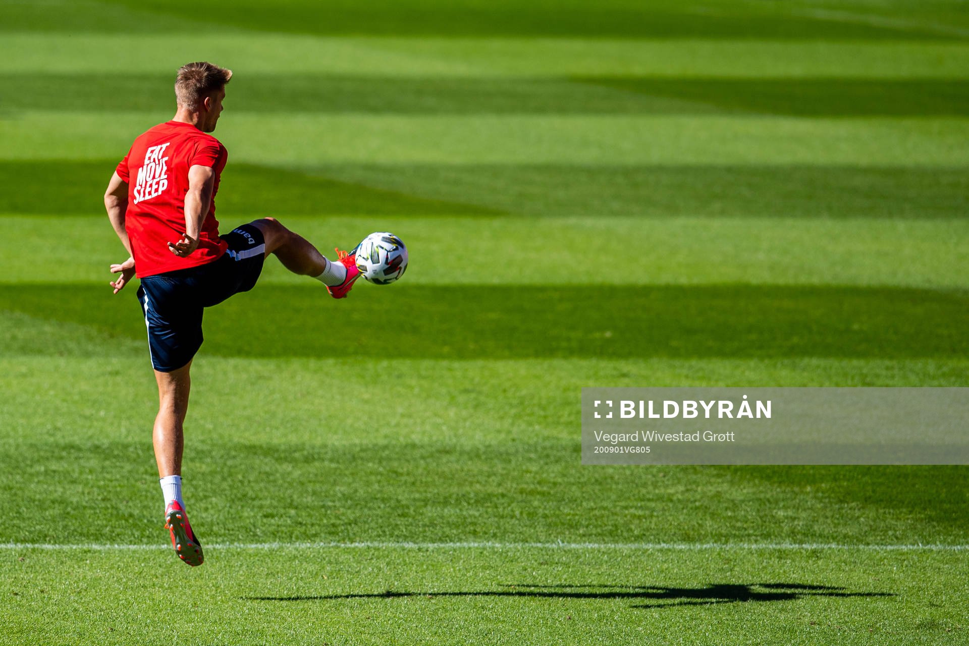 Kristoffer Ajer of the Norwegian national football team