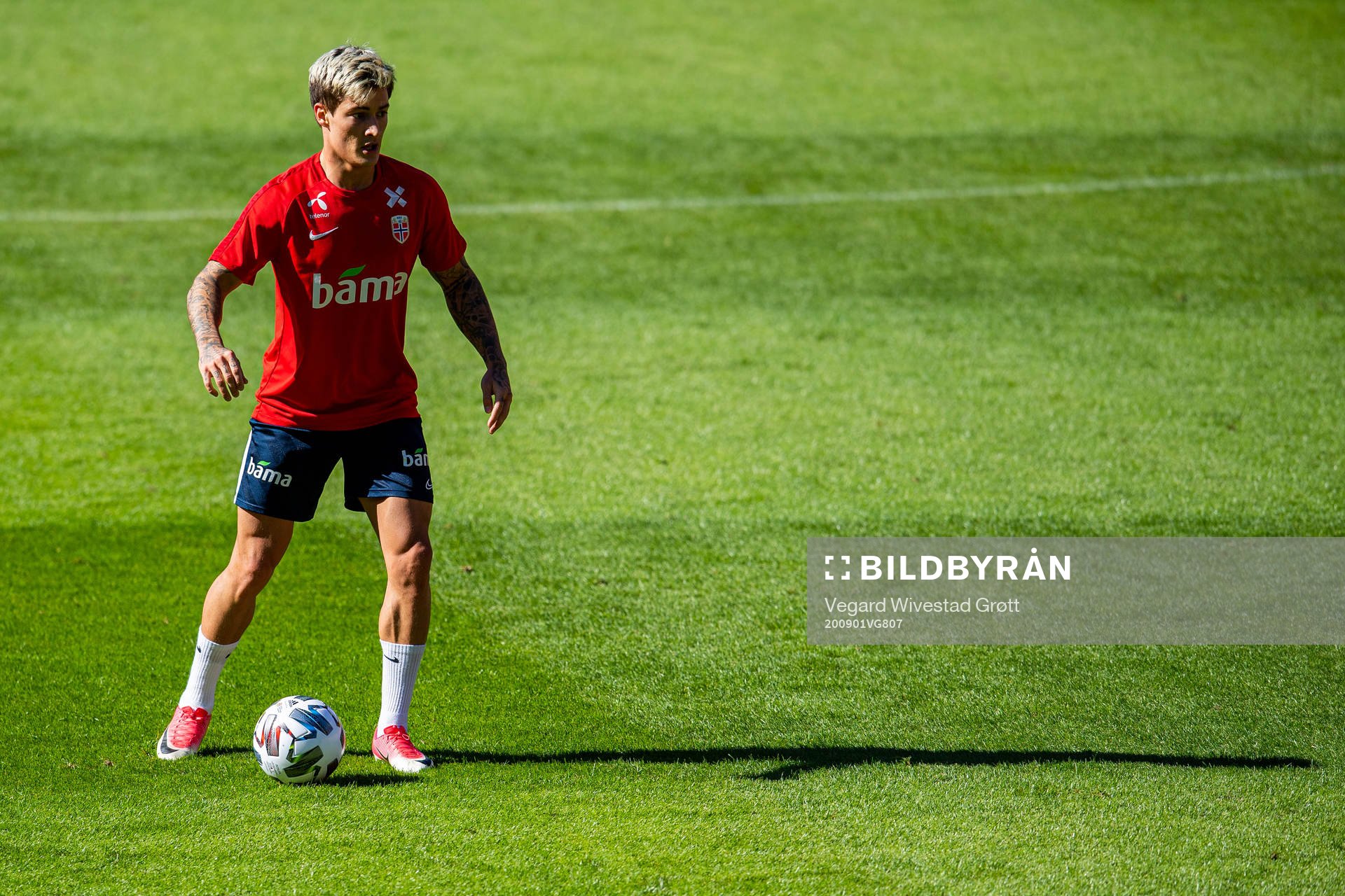 Mathias Normann of the Norwegian national football team