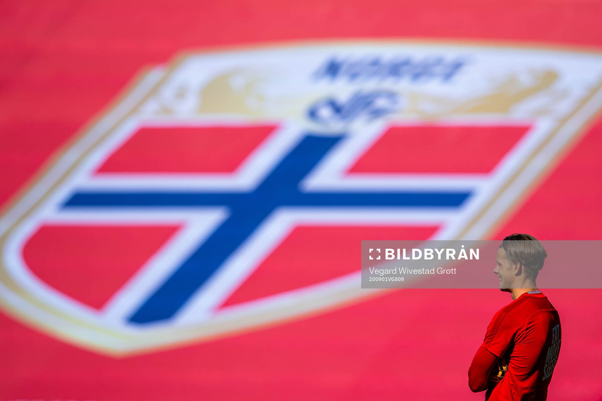 Goalkeeper Ørjan Nyland of the Norwegian national football