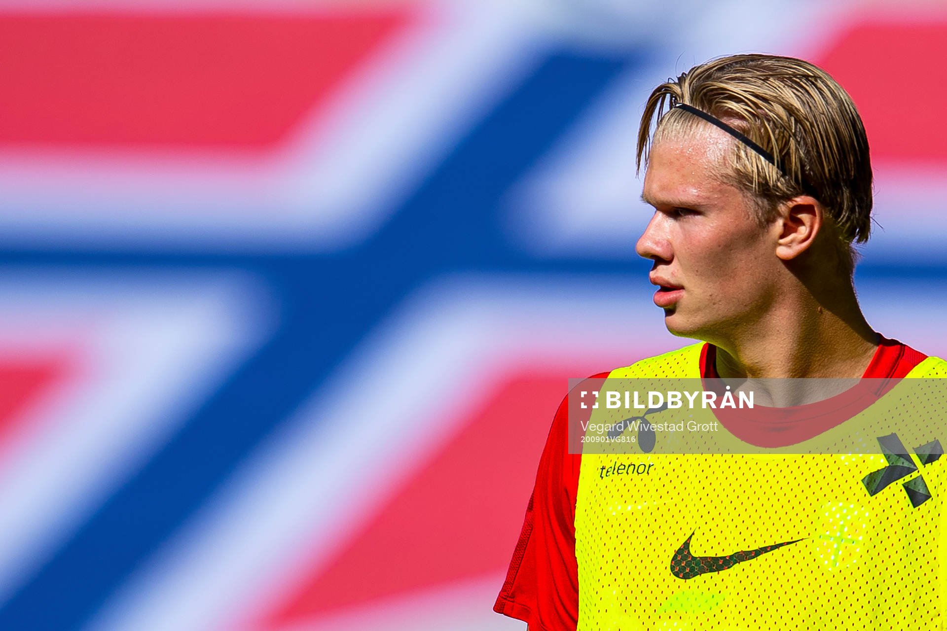Erling Braut Haaland of the Norwegian national football team