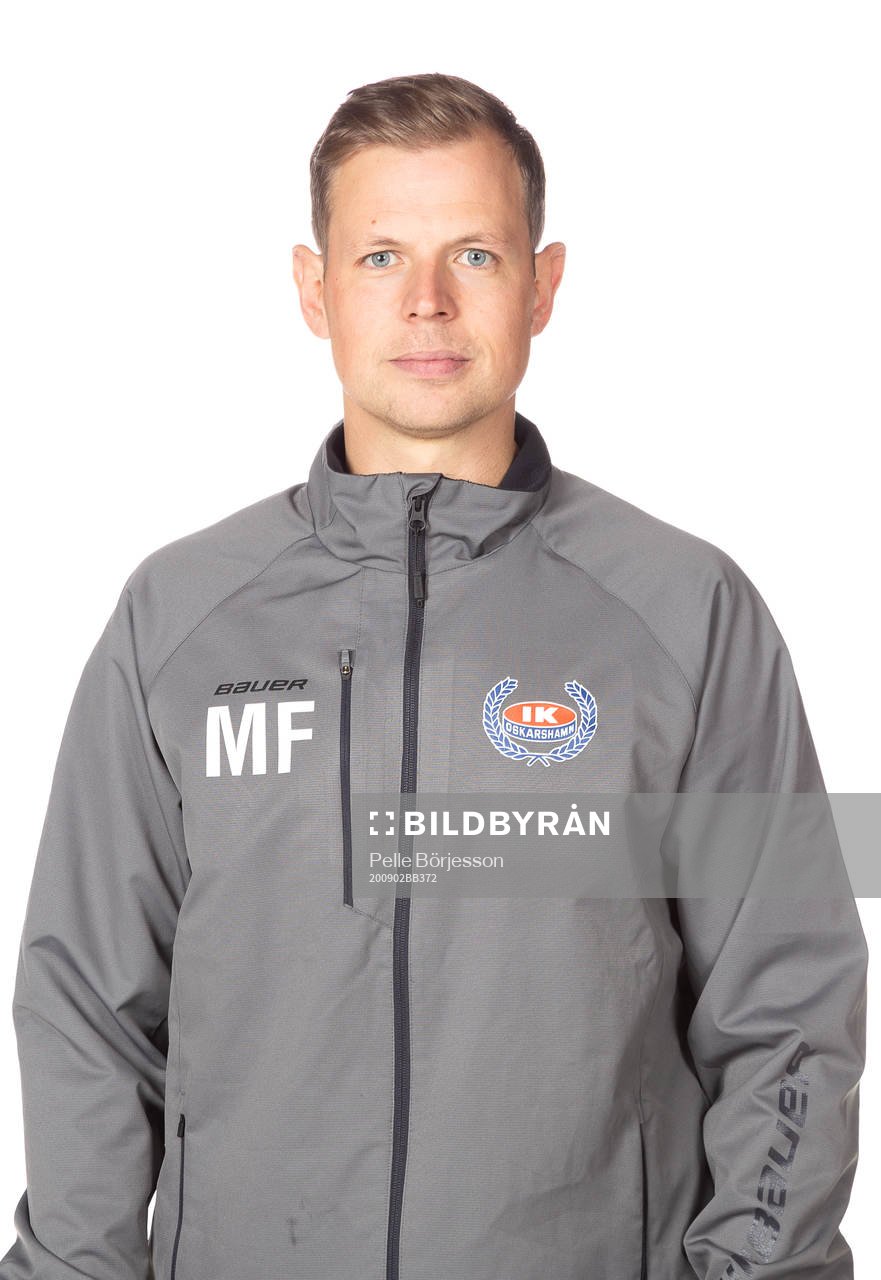 Oskarshamns Huvudtränare Martin Filander