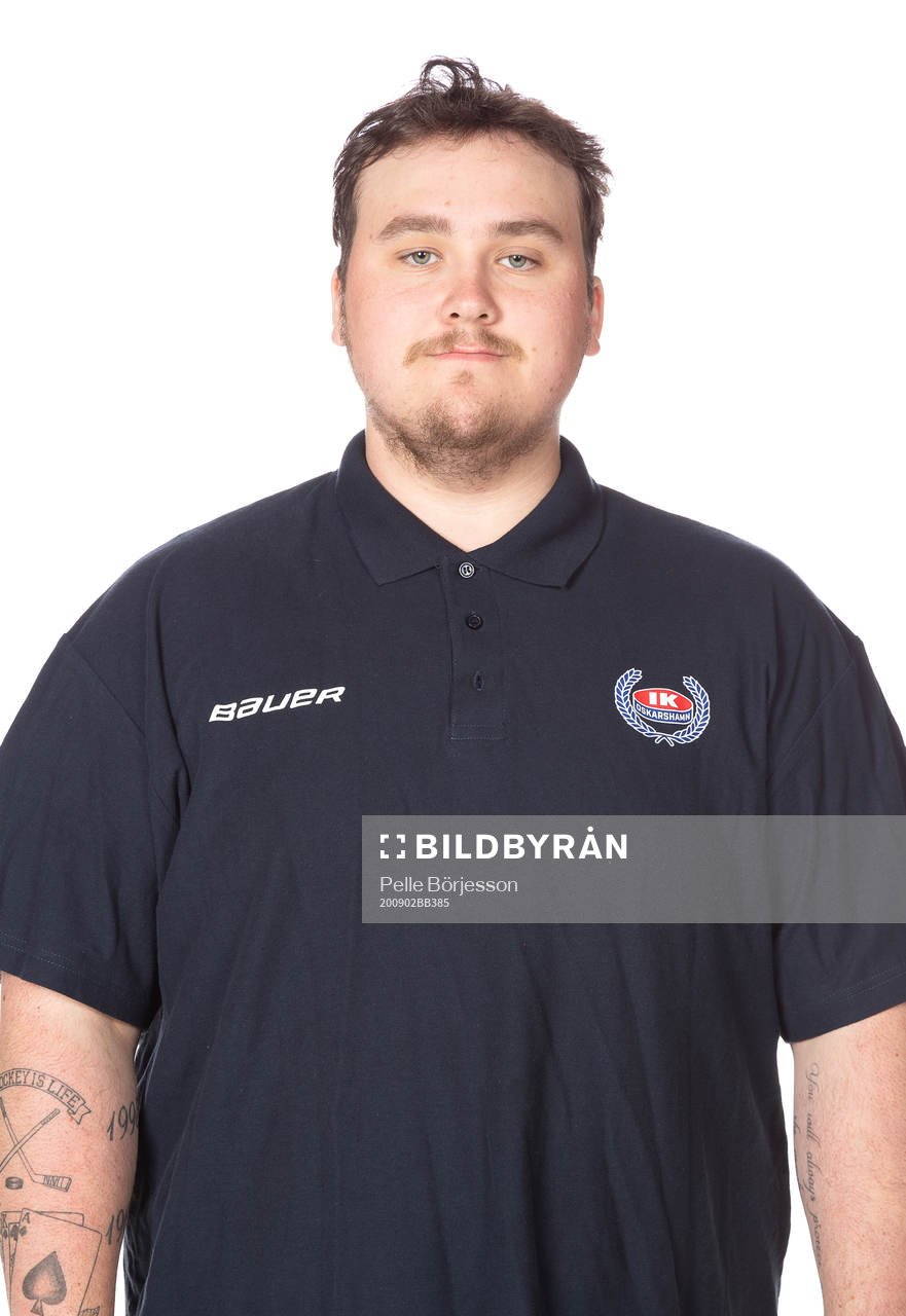 Oskarshamns Materialförvaltare Philip Törmänen