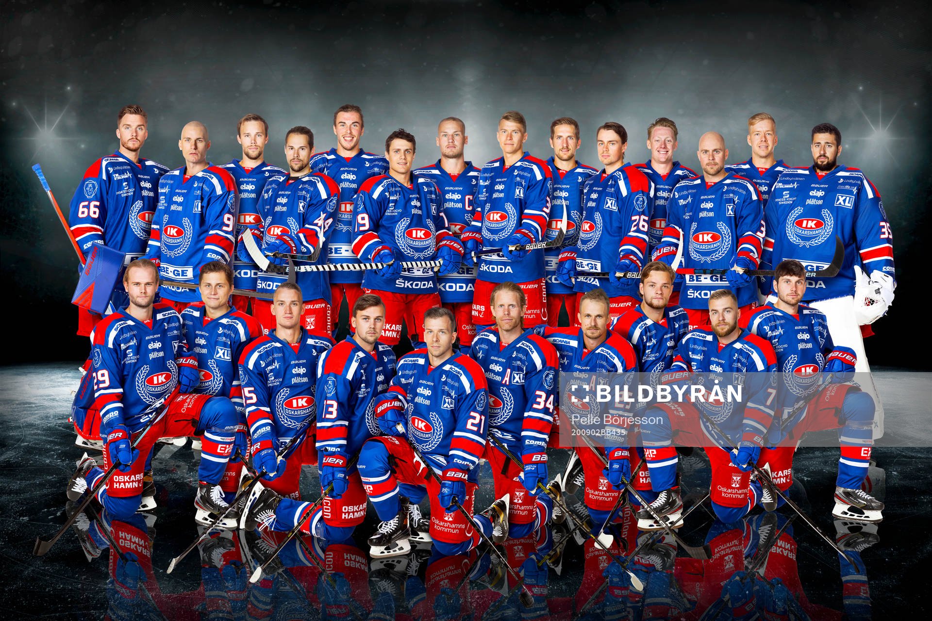 Tex Williamsson, målvakt, Rickard Palmberg, Markus Modigs,