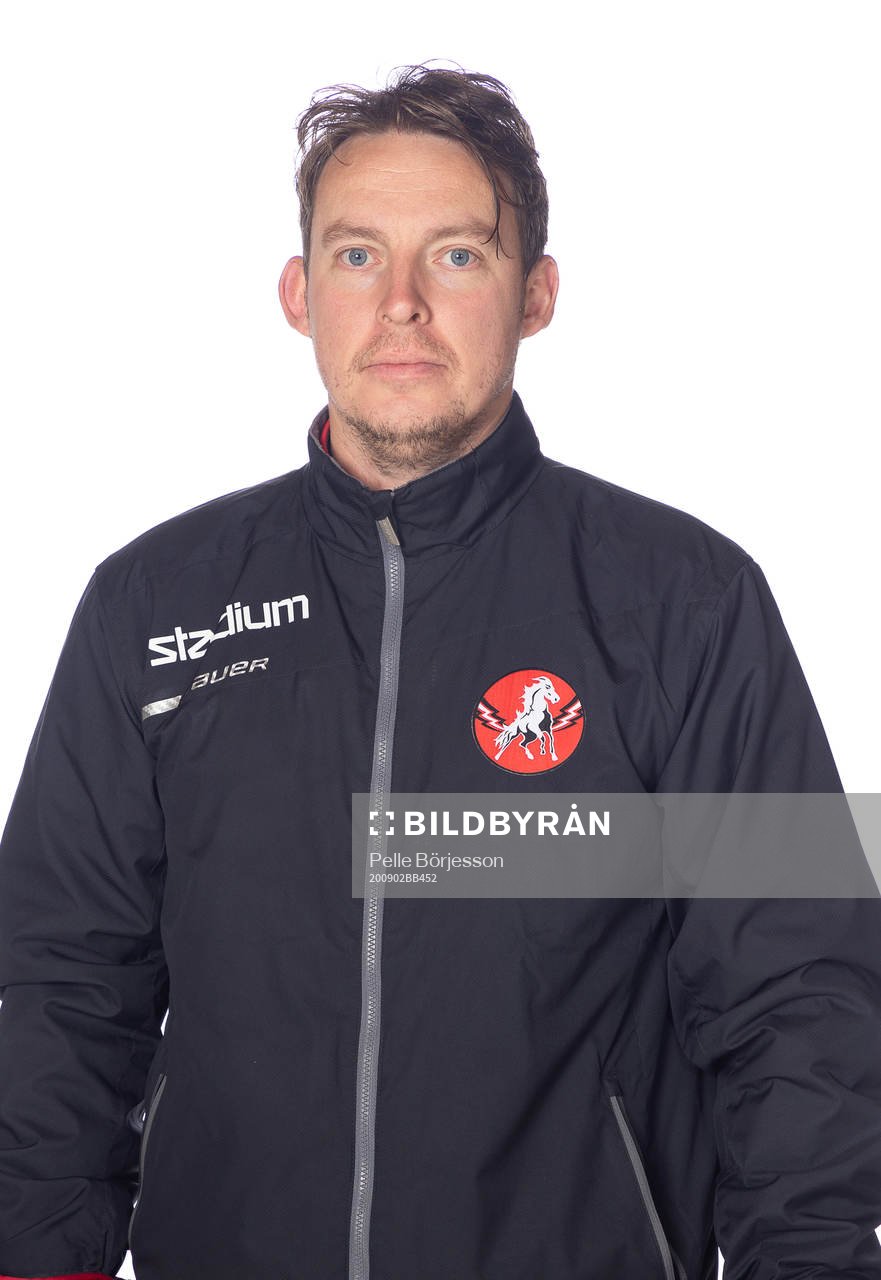 Vita Hästens målvaktstränare Fredrik Eriksson