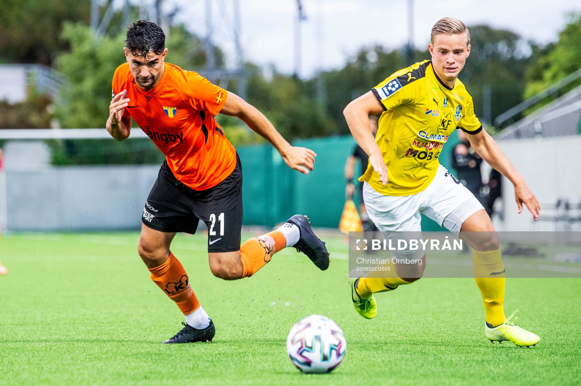 Torns Noor Zadran mot Lunds Stefan Arnshed