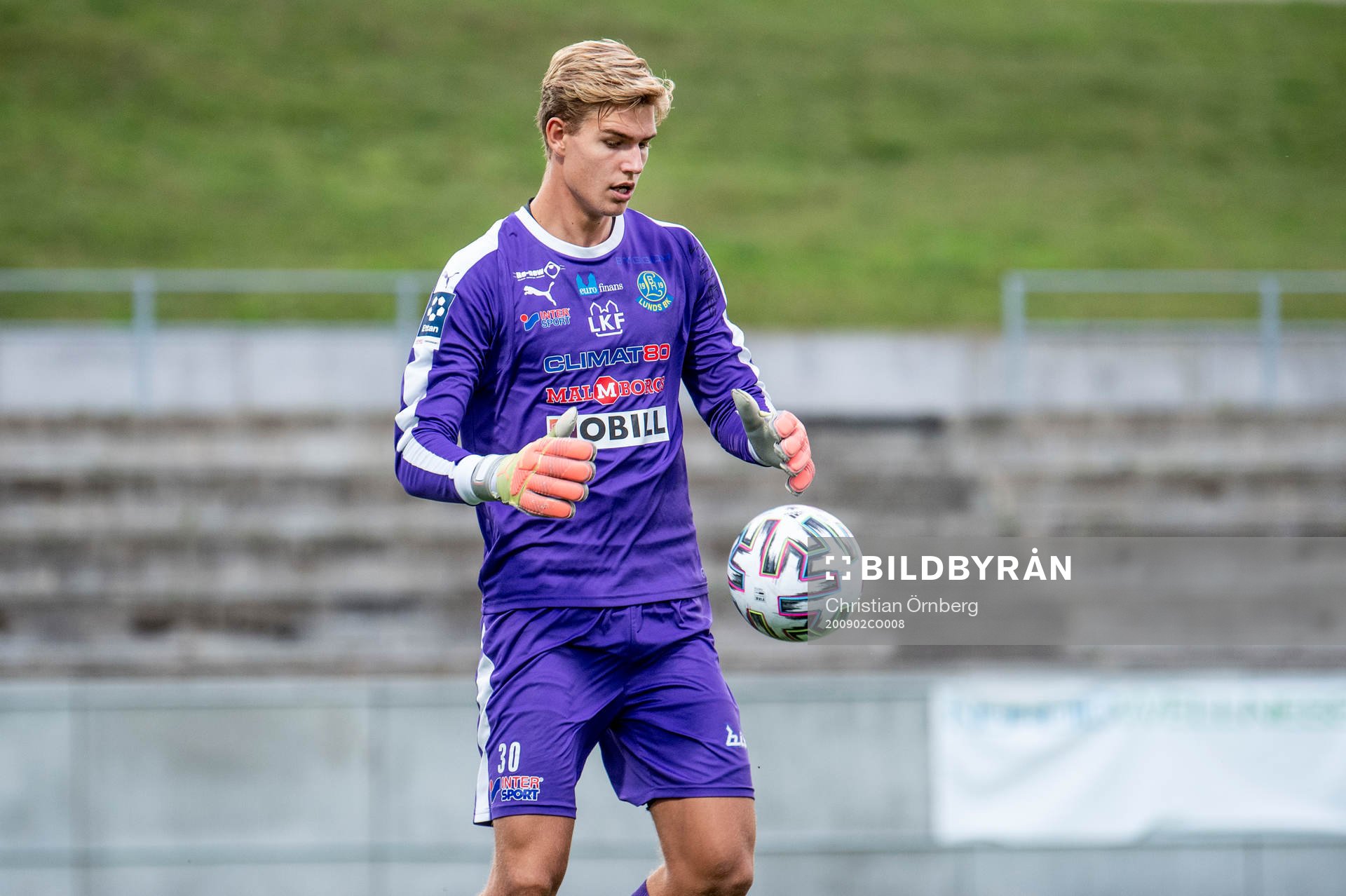 Lunds målvakt Mathias Nilsson