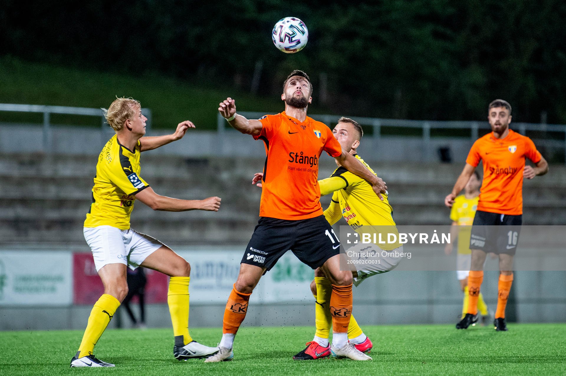 Torns Dardan Mustafa mot Lunds Jakob Andersson och Filip