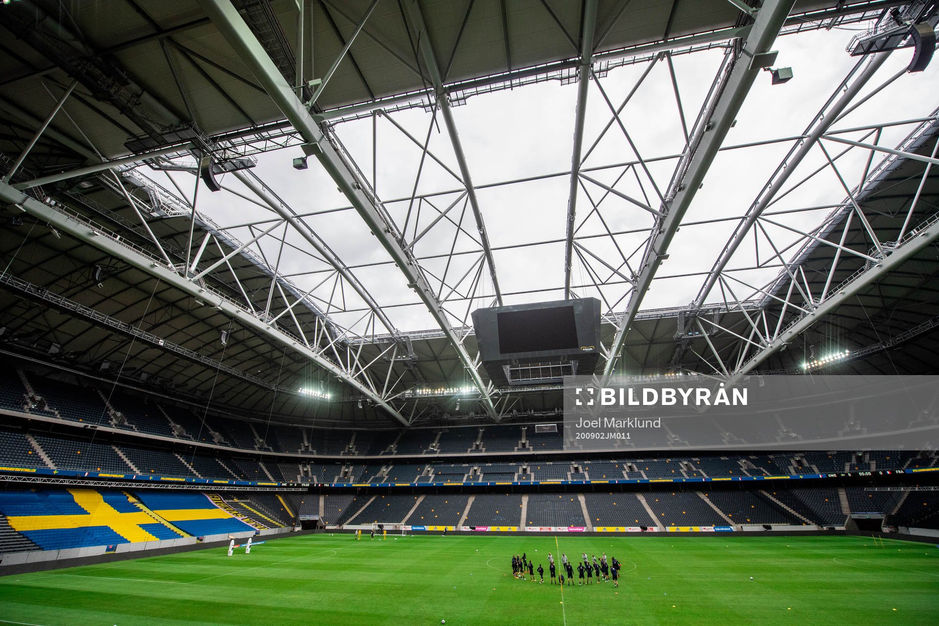 General view of Friends Arena