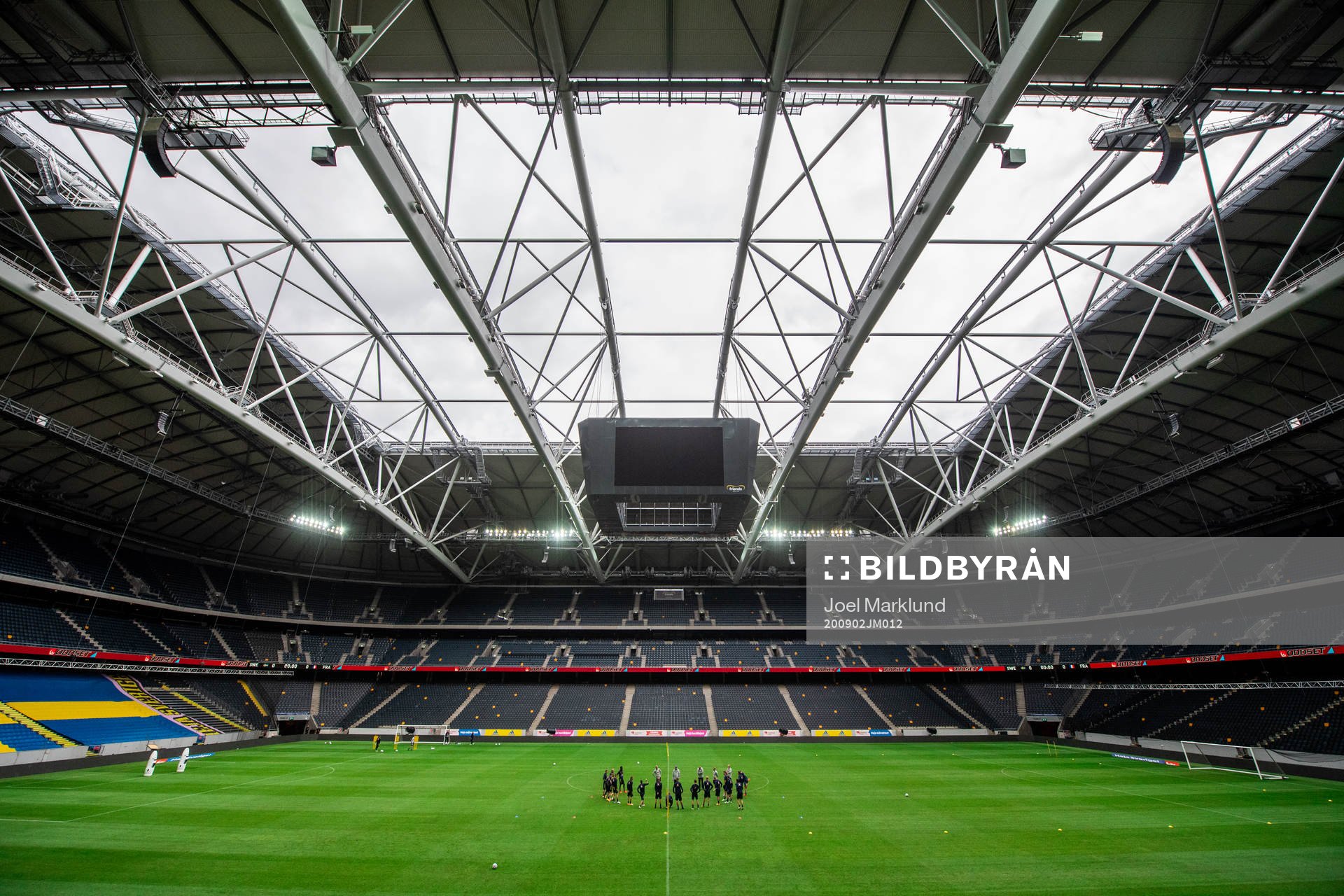 General view of Friends Arena