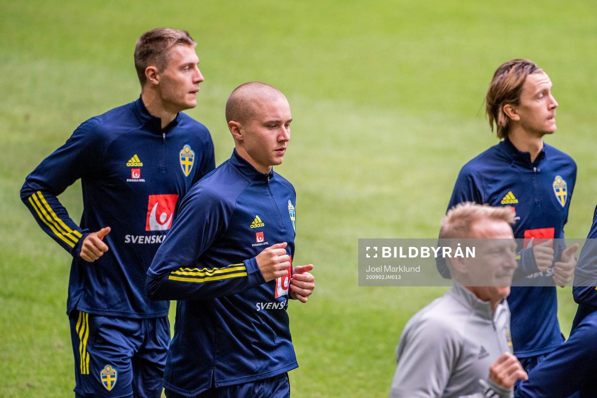 Sebastian Holmén of the Swedish national football team