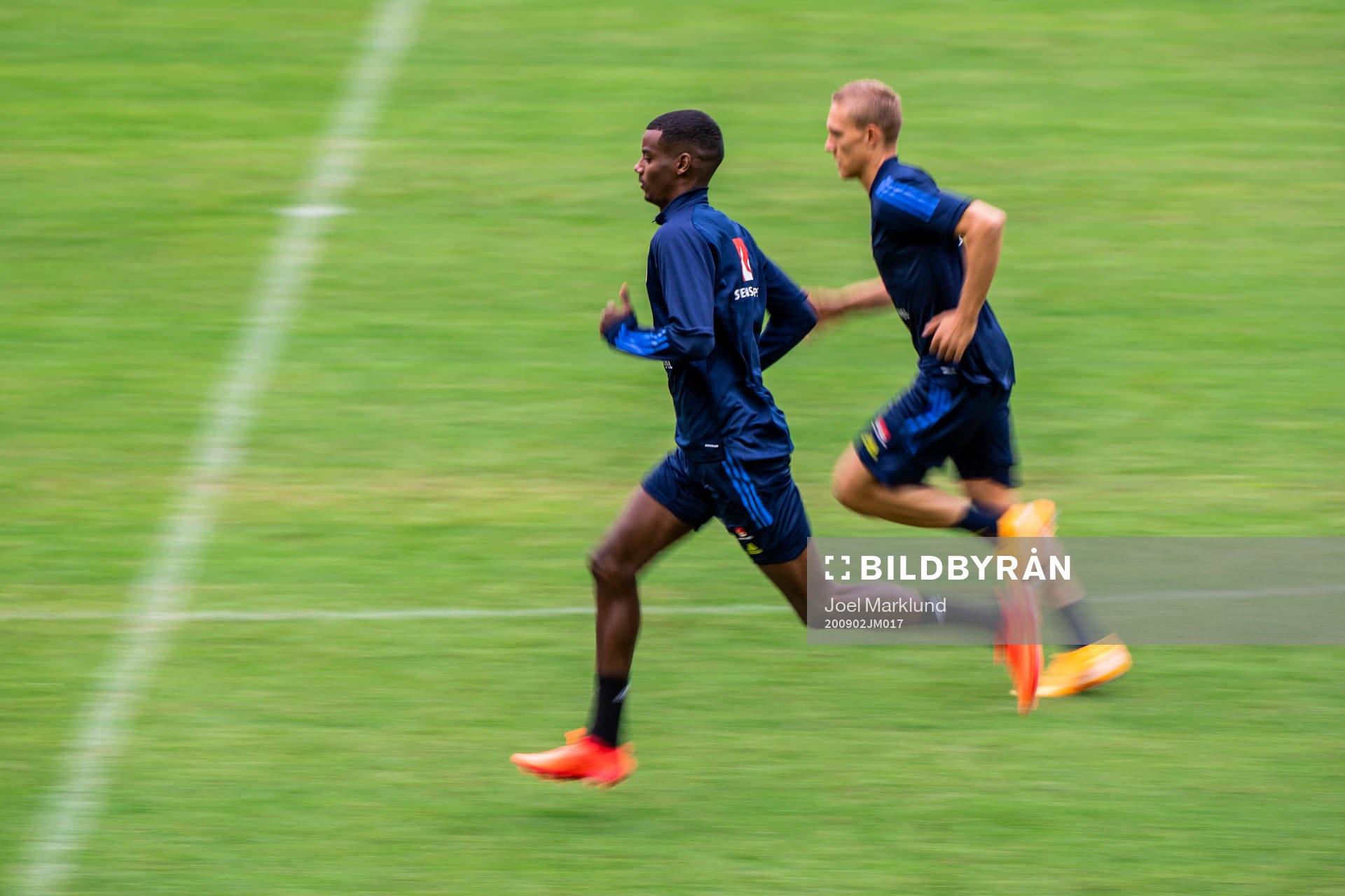 Alexander Isak of the Swedish national football team