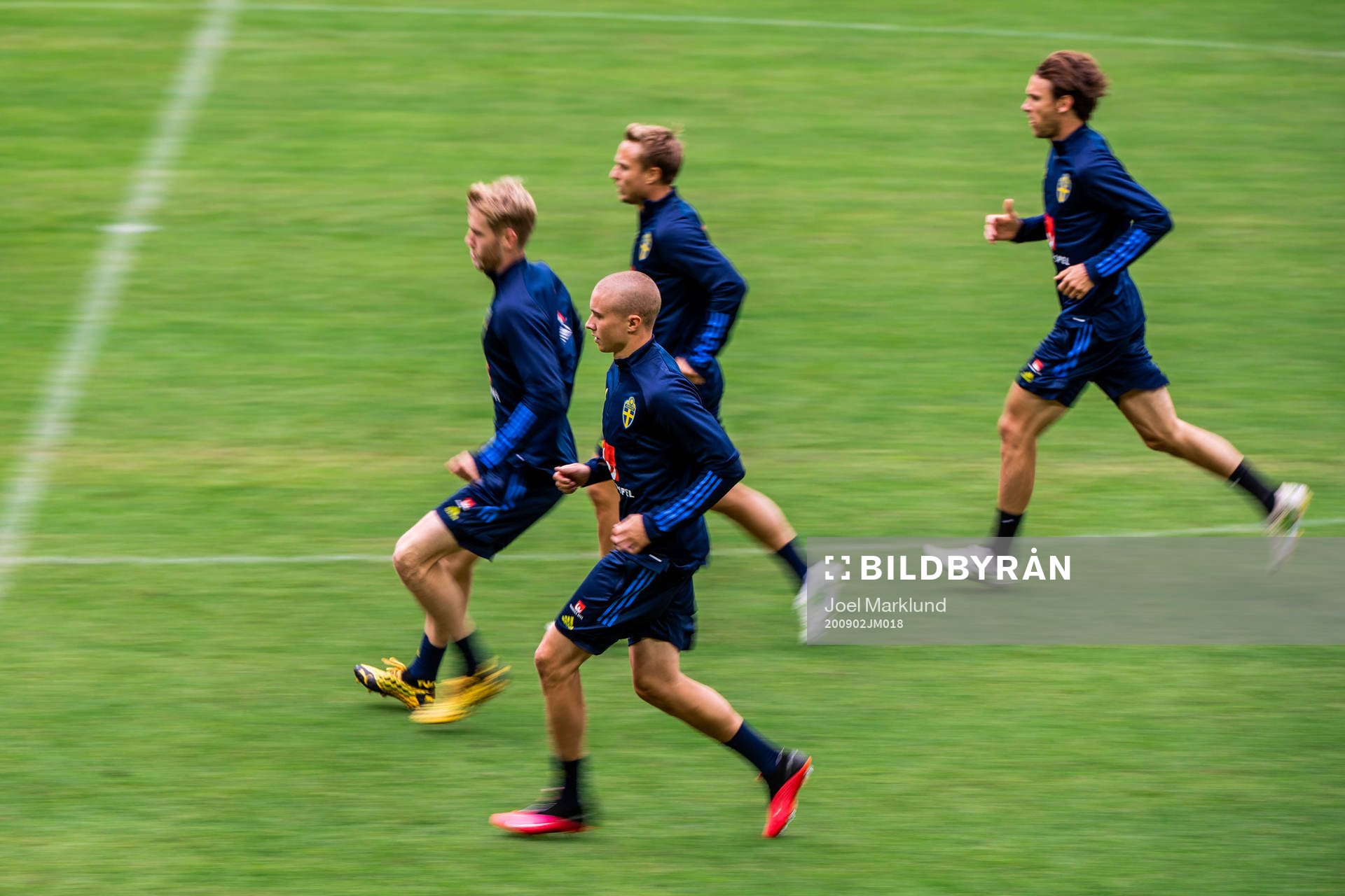 Sebastian Holmén of the Swedish national football team