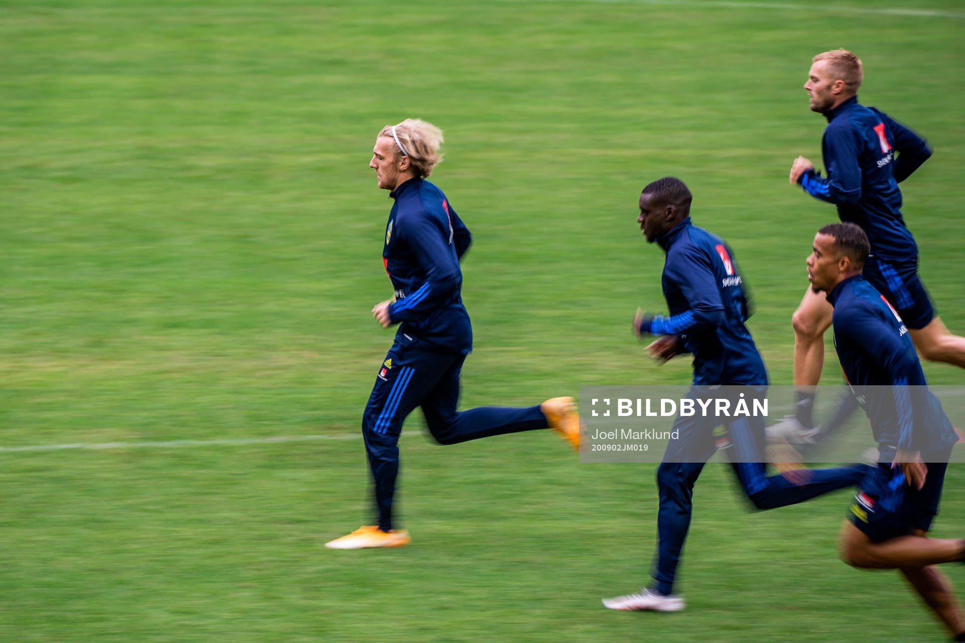 Emil Forsberg, Ken Sema, Robin Quaison and Sebastian