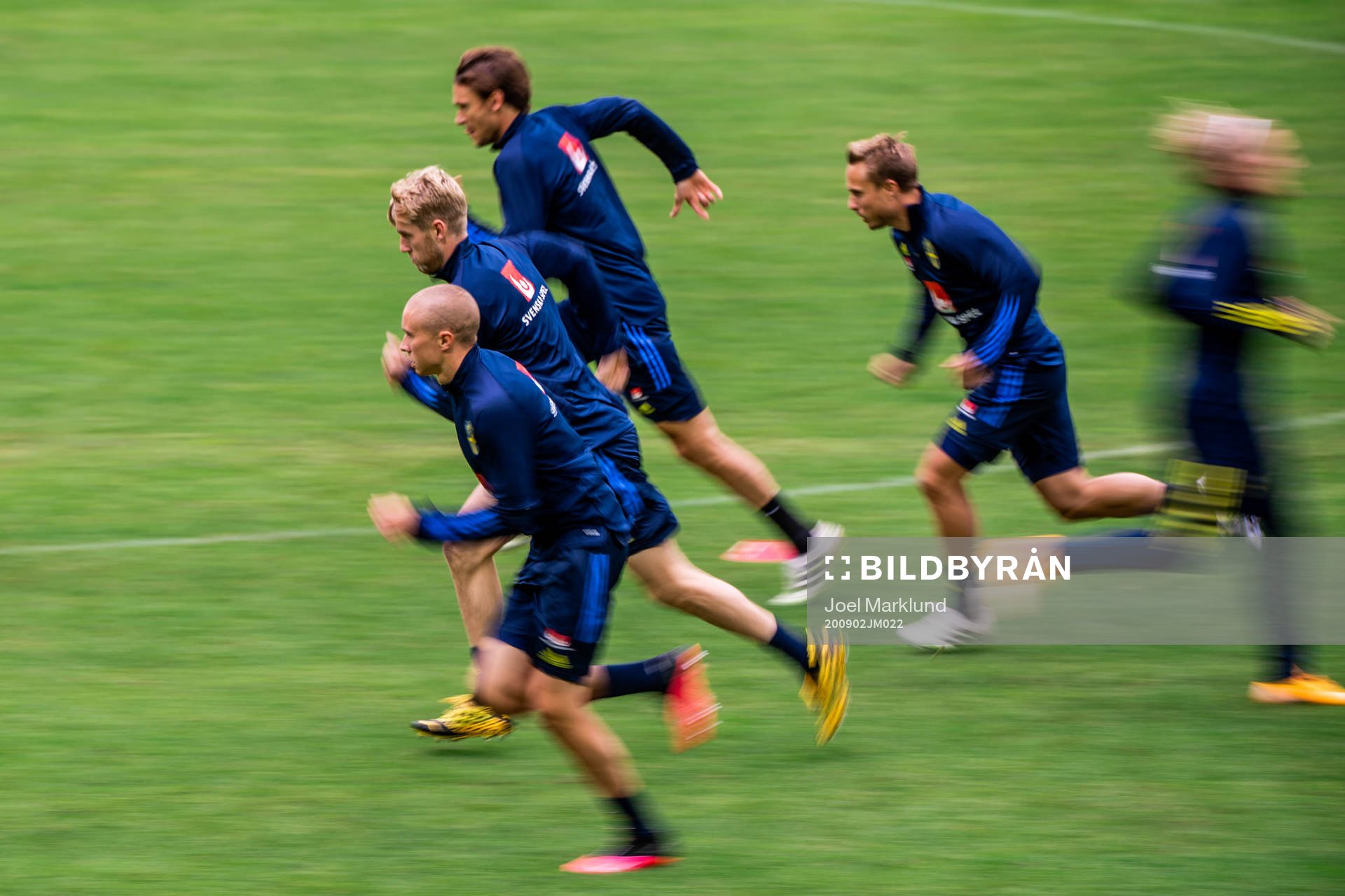 Sebastian Holmén, Filip Helander, Albin Ekdal and Pierre