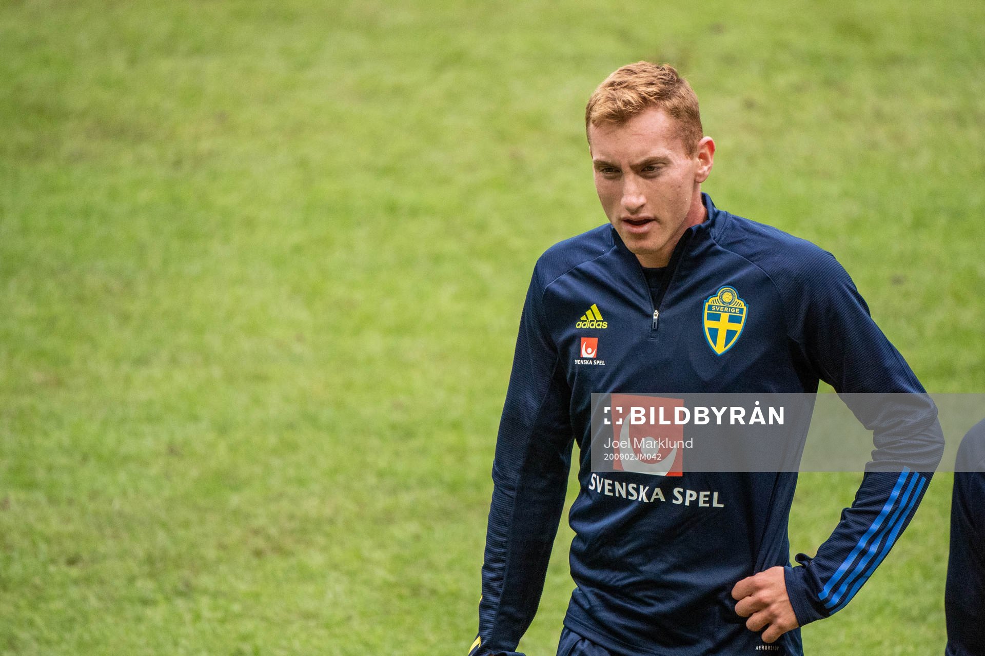 Dejan Kulusevski of the Swedish national football team
