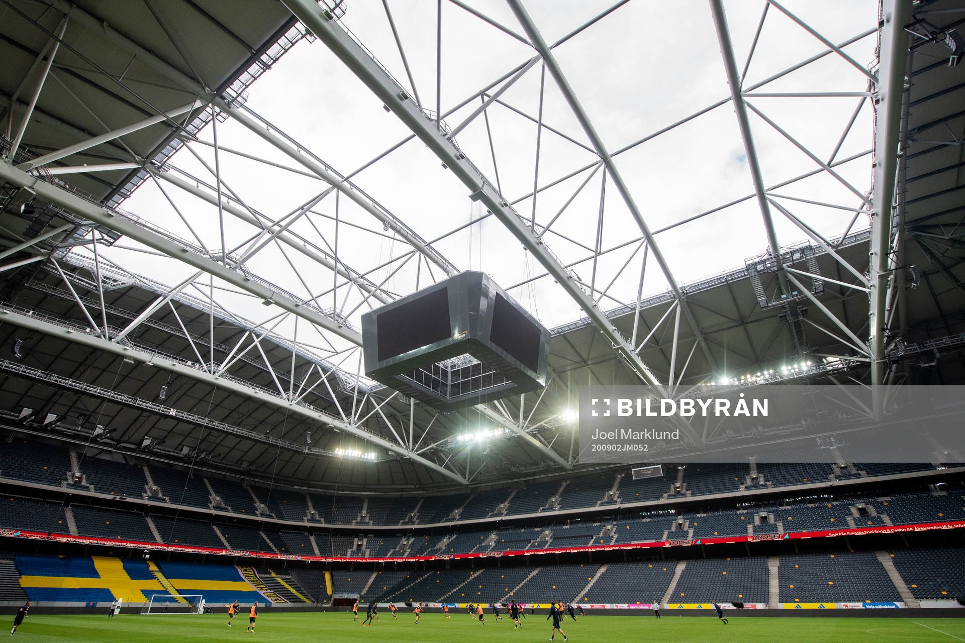 General view of Friends Arena