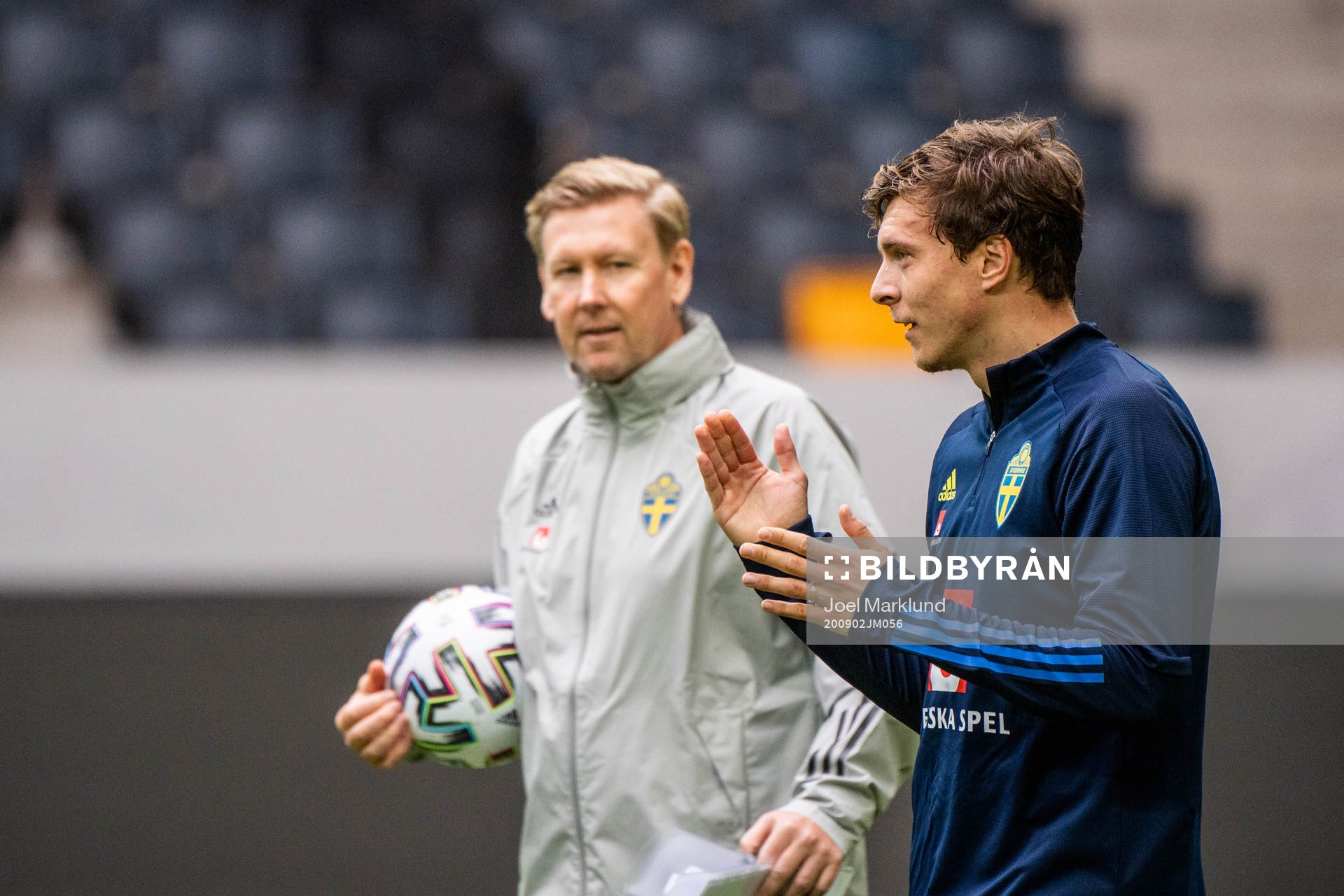 Peter Wettergren, assistant coach, and Victor Nilsson